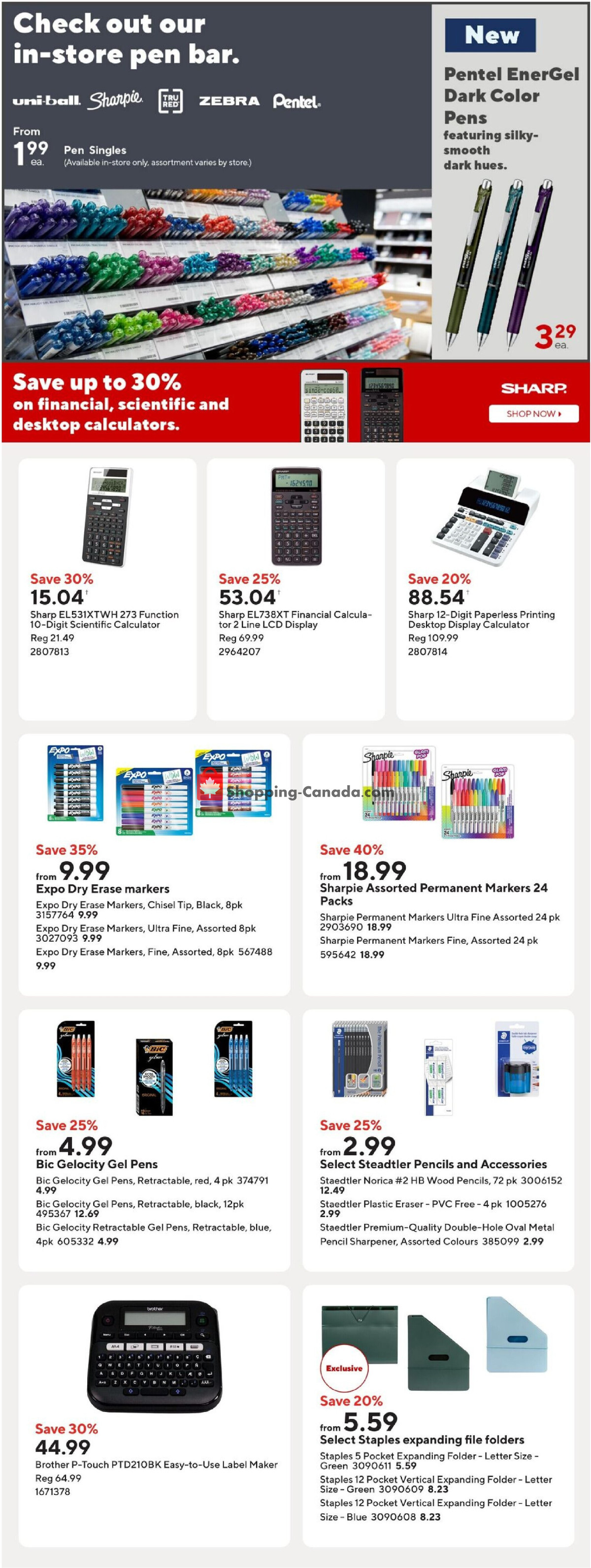 Staples flyer from Friday September 25, 2026 to Thursday October 1, 2026 - page 7