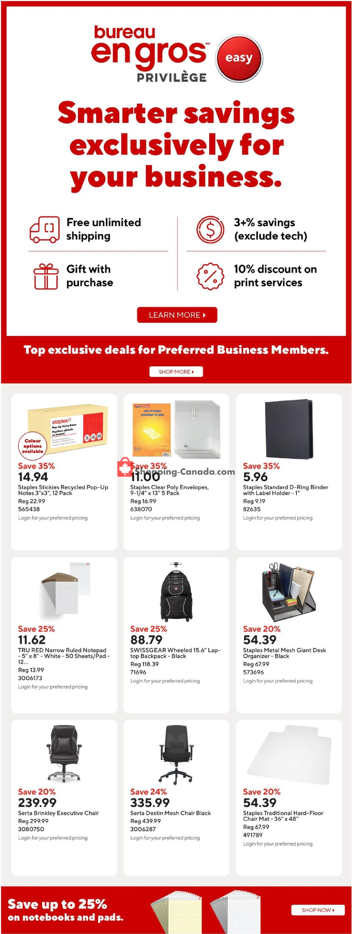 Staples flyer from Friday September 4, 2026 to Thursday September 10, 2026 - page 15