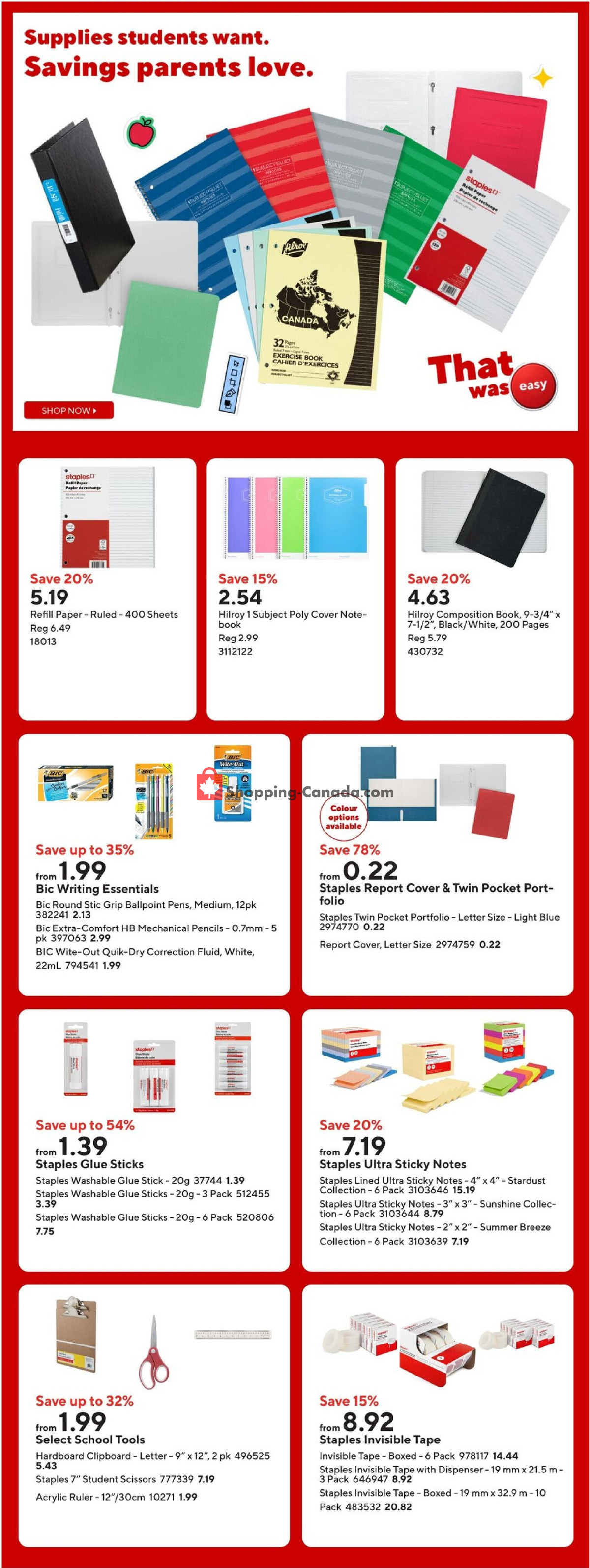 Staples flyer from Friday September 4, 2026 to Thursday September 10, 2026 - page 6