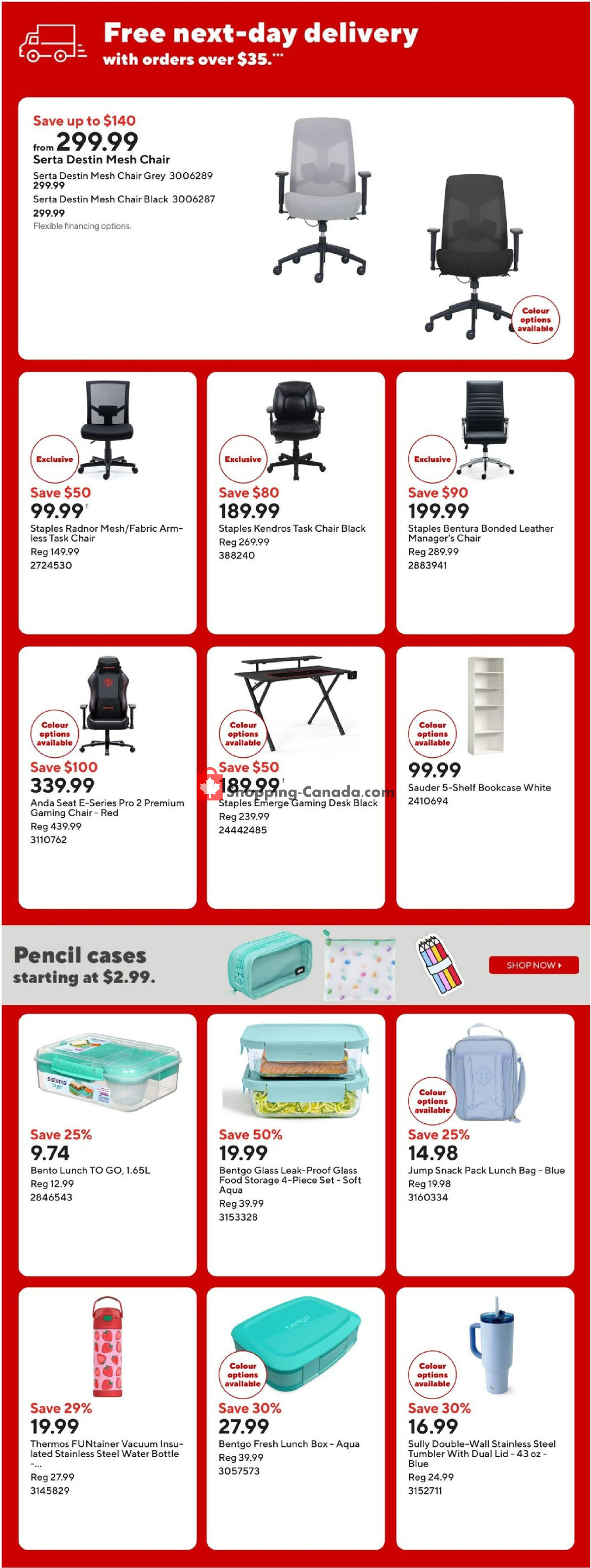 Staples flyer from Friday September 4, 2026 to Thursday September 10, 2026 - page 9
