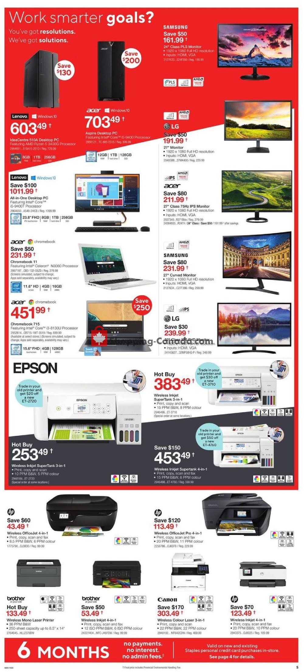 Staples flyer from Wednesday January 15, 2020 to Tuesday January 21, 2020 - page 5