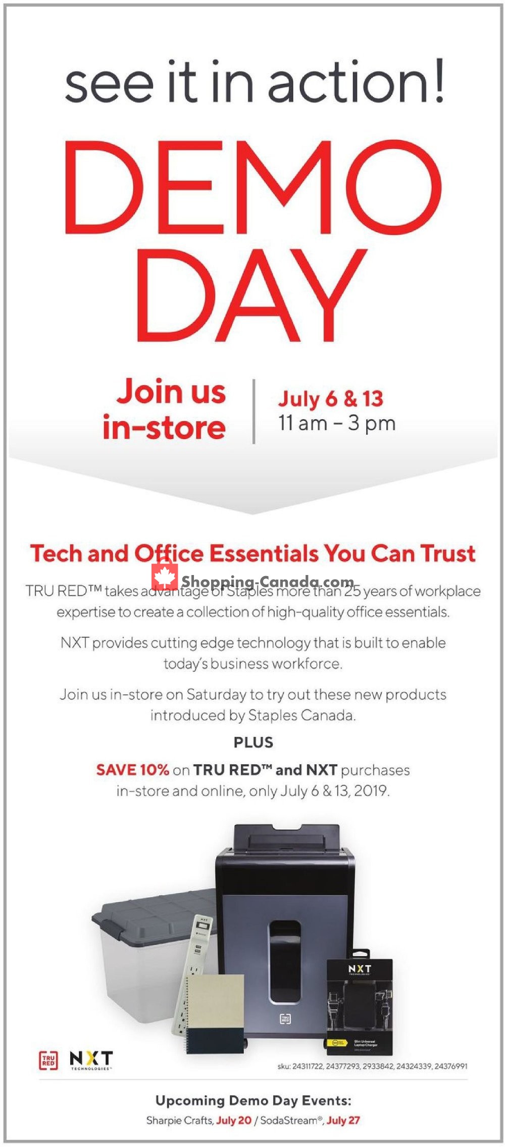 Staples flyer from Wednesday July 10, 2019 to Tuesday July 16, 2019 - page 13