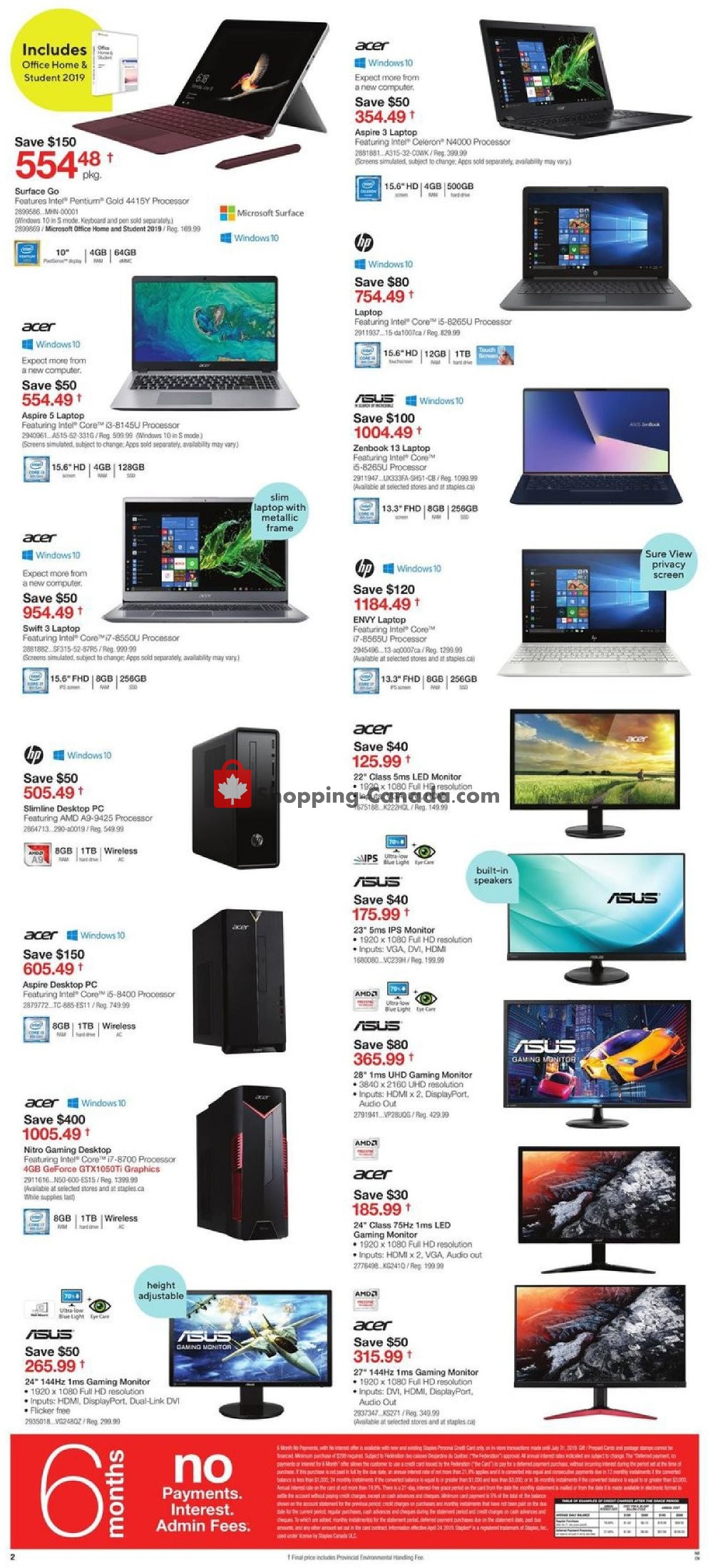 Staples flyer from Wednesday July 10, 2019 to Tuesday July 16, 2019 - page 2