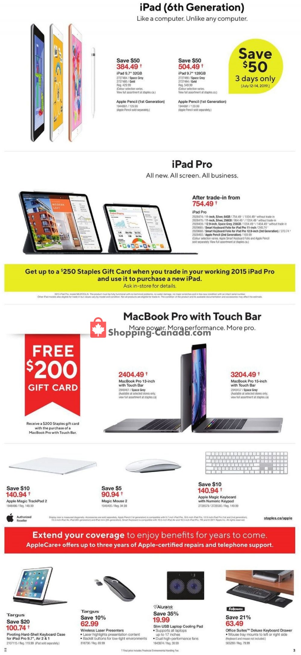 Staples flyer from Wednesday July 10, 2019 to Tuesday July 16, 2019 - page 3