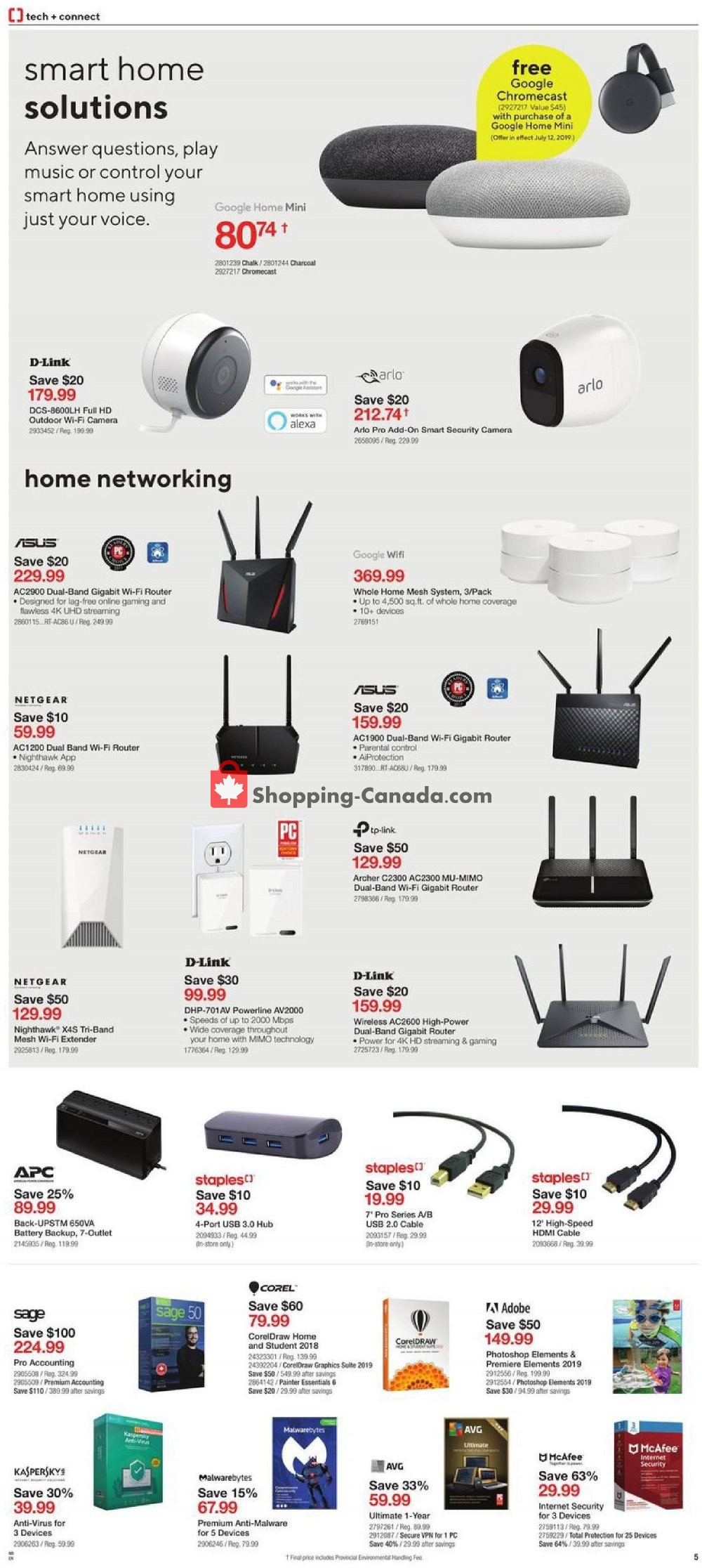 Staples flyer from Wednesday July 10, 2019 to Tuesday July 16, 2019 - page 5