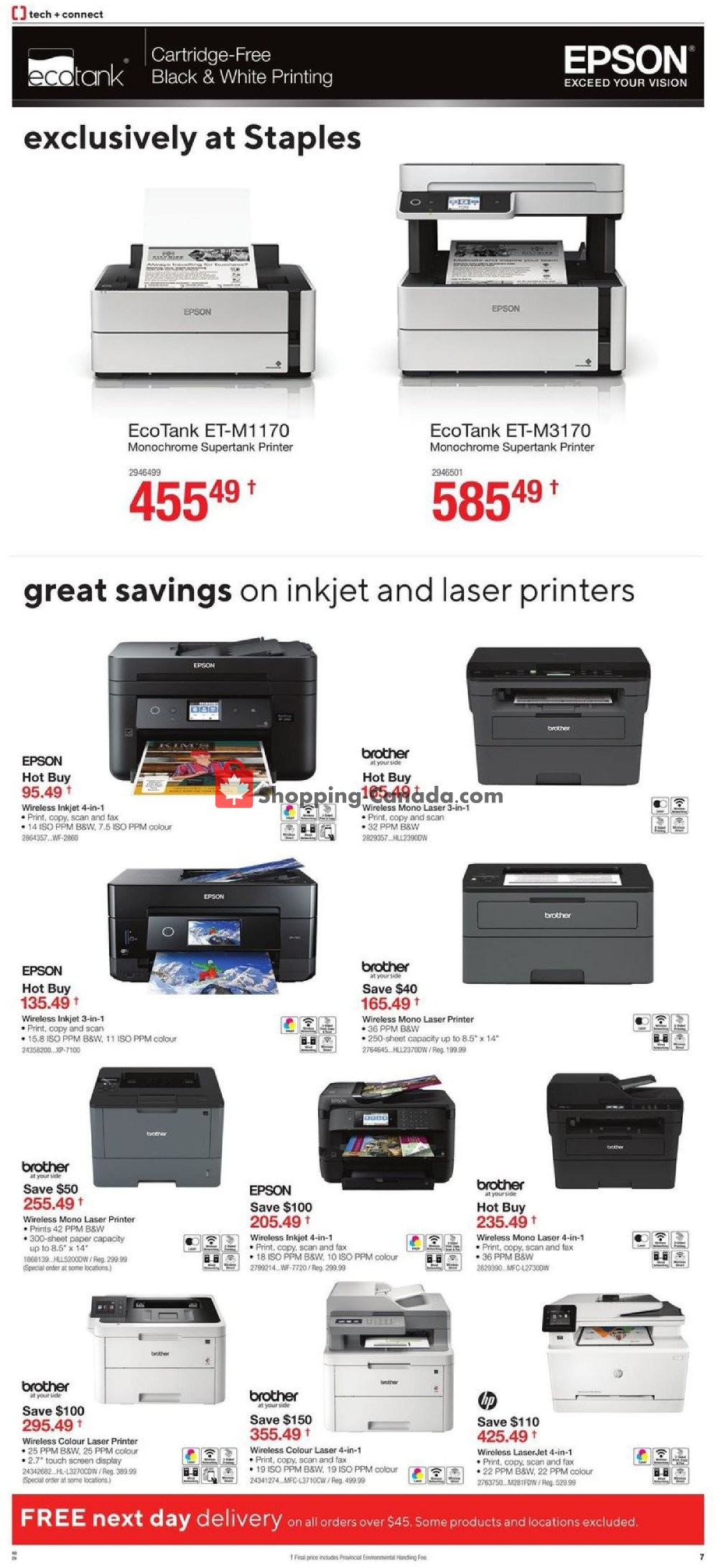 Staples flyer from Wednesday July 10, 2019 to Tuesday July 16, 2019 - page 7