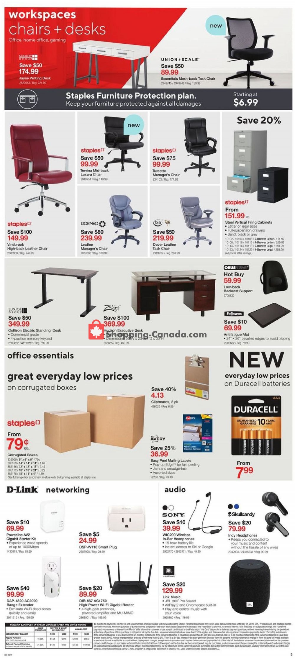 Staples flyer from Wednesday February 5, 2020 to Tuesday February 11, 2020 - page 5