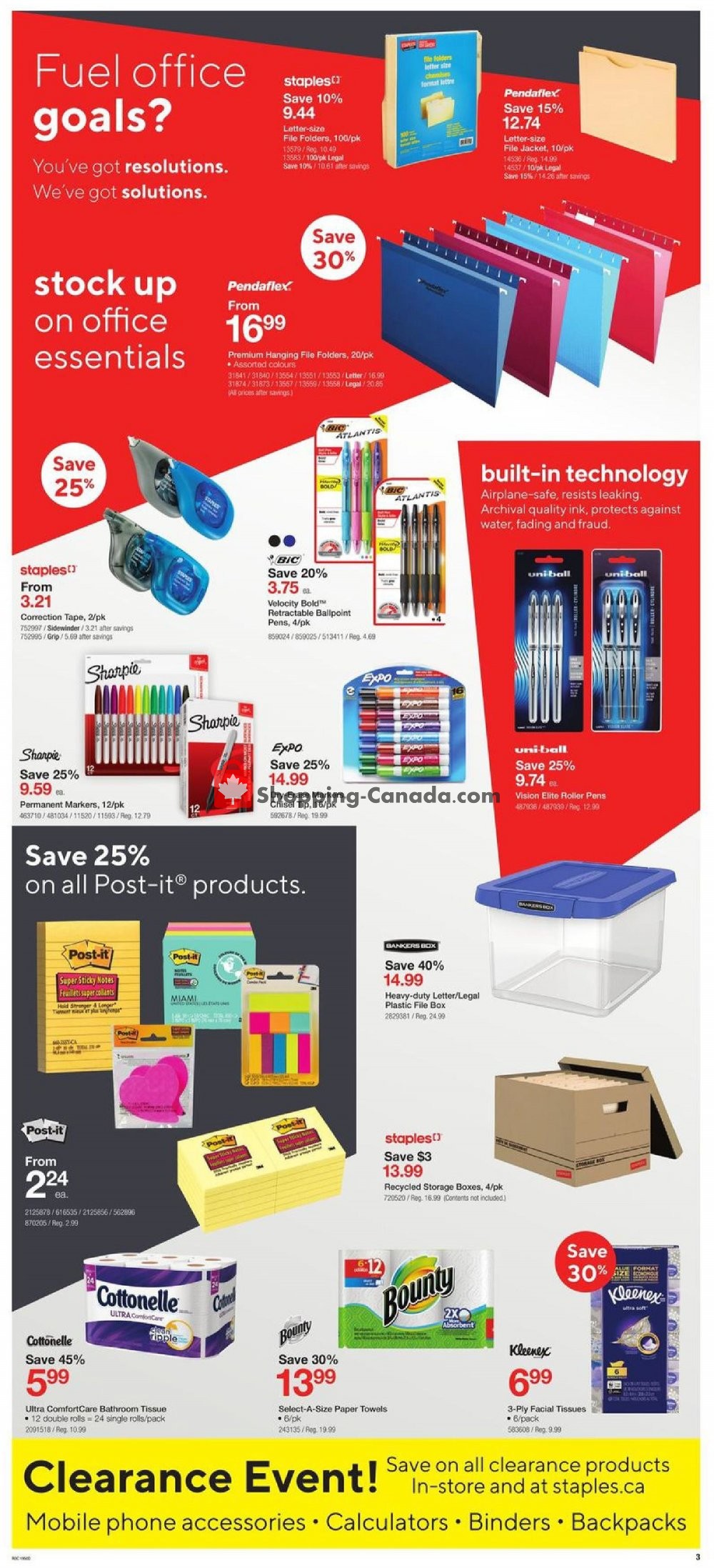 Staples Canada, flyer (Deal of the Week ON) January 15 January