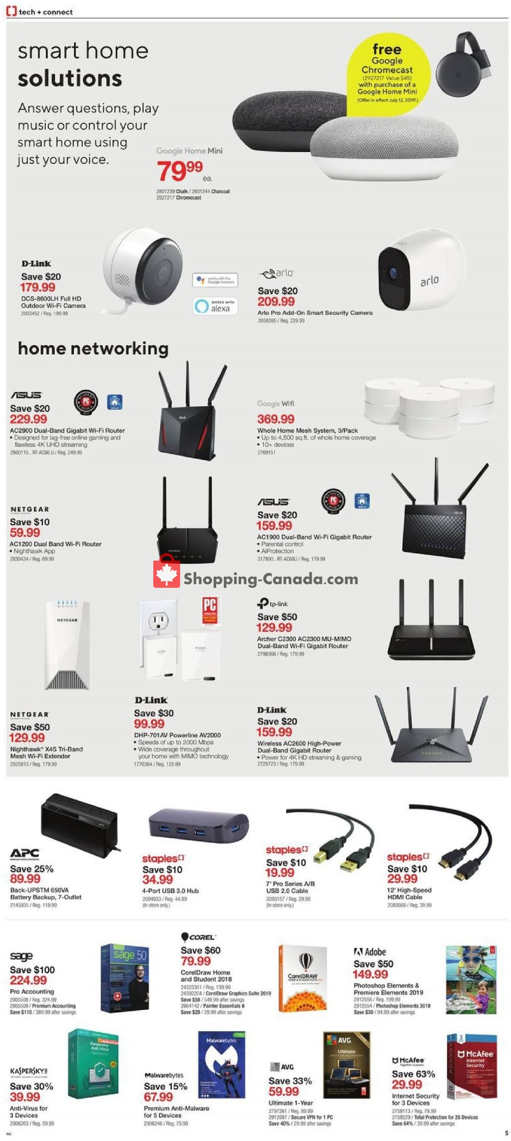 Staples flyer from Wednesday July 10, 2019 to Tuesday July 16, 2019 - page 5
