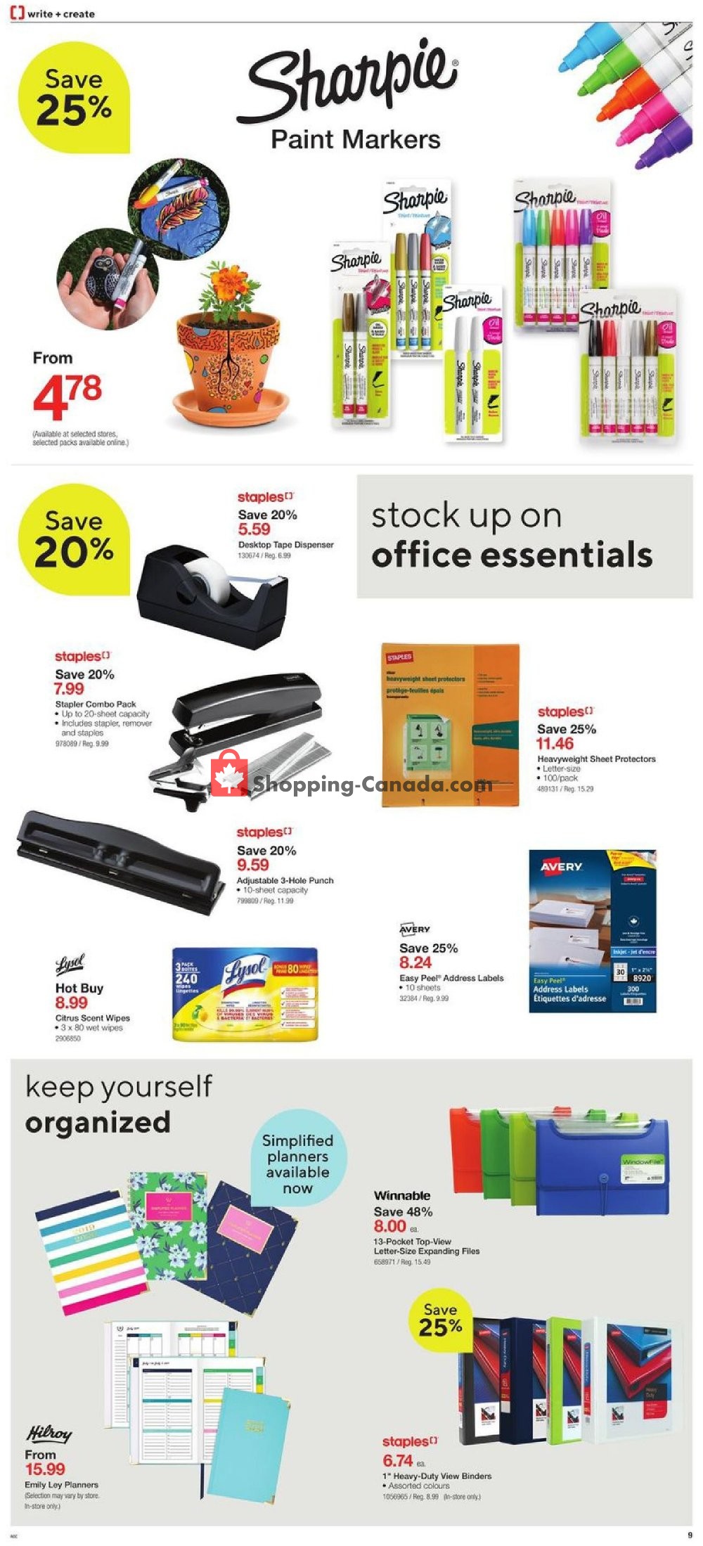 Staples flyer from Wednesday July 10, 2019 to Tuesday July 16, 2019 - page 9