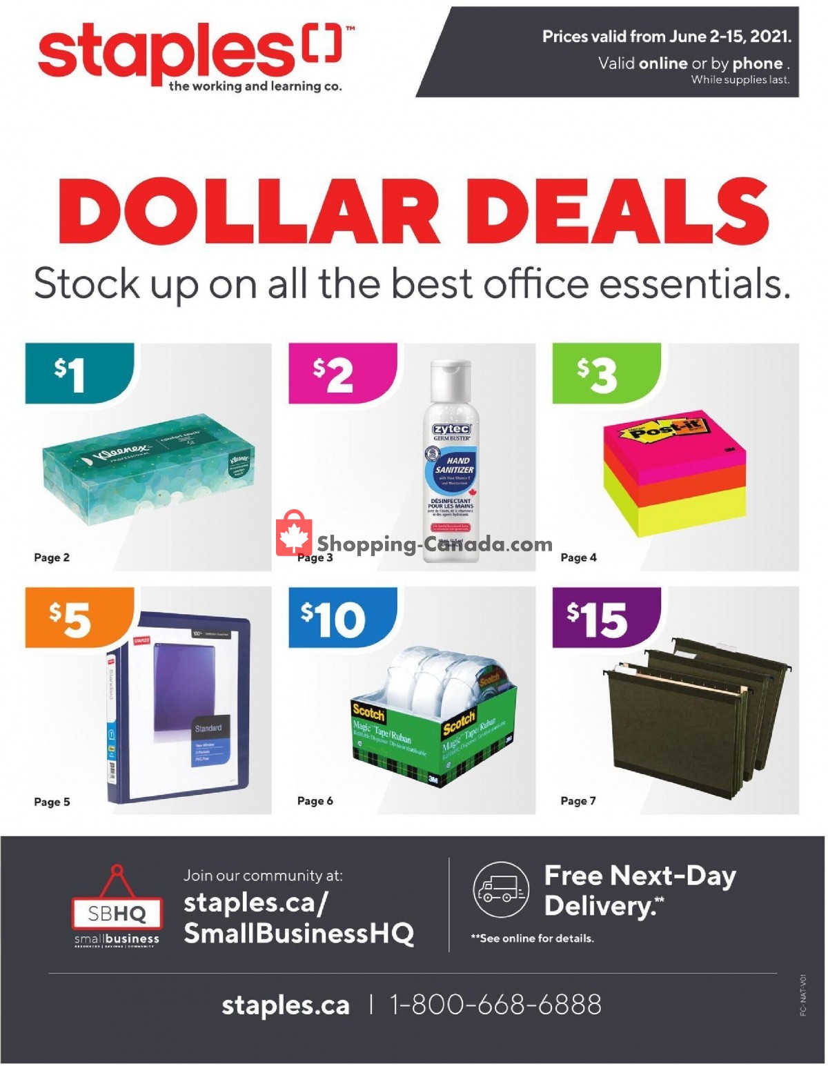 Staples flyer from Wednesday June 2, 2021 to Tuesday June 15, 2021 - page 1