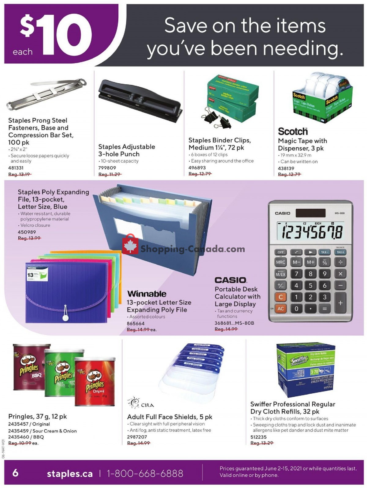 Staples flyer from Wednesday June 2, 2021 to Tuesday June 15, 2021 - page 6