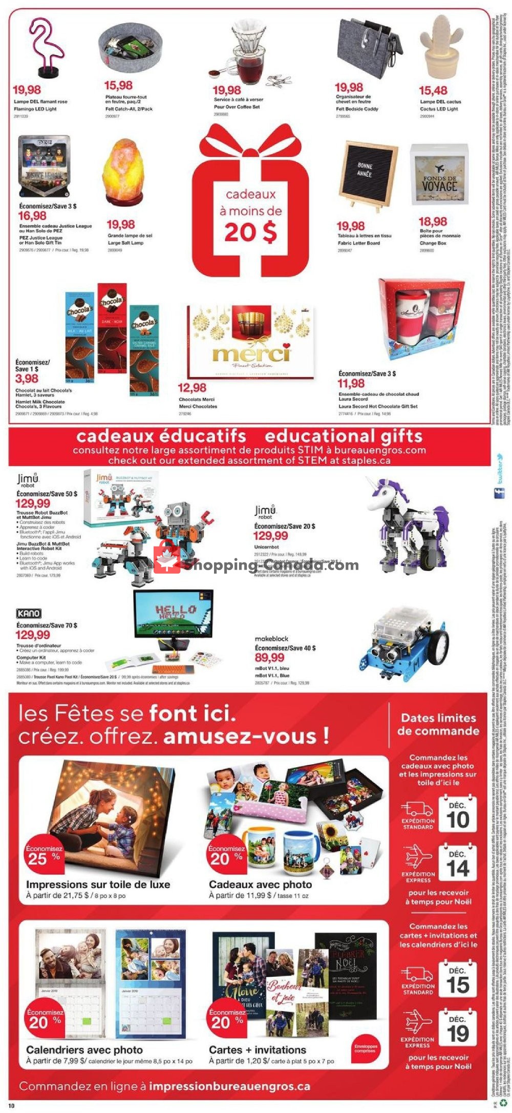 Staples flyer from Wednesday December 5, 2018 to Tuesday December 11, 2018 - page 10