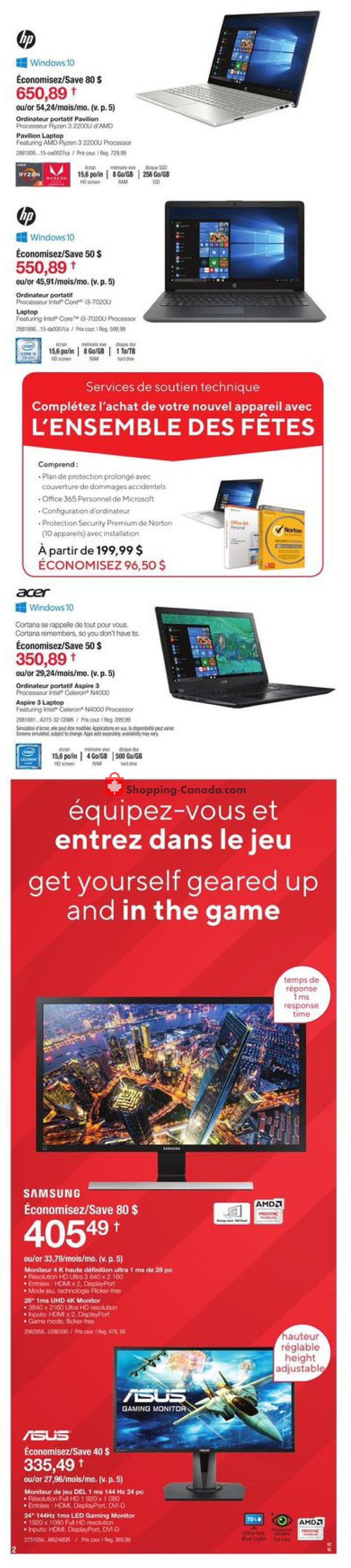 Staples flyer from Wednesday December 5, 2018 to Tuesday December 11, 2018 - page 2
