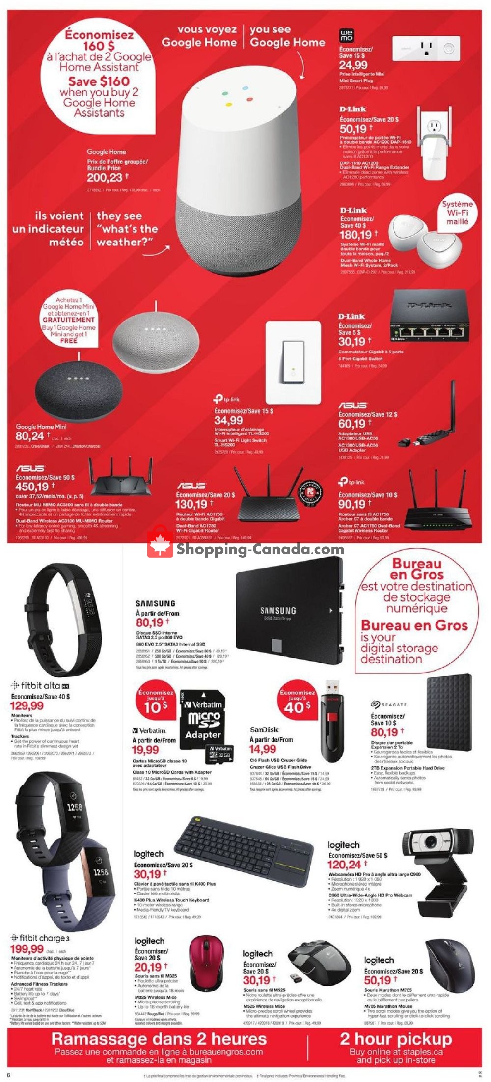 Staples flyer from Wednesday December 5, 2018 to Tuesday December 11, 2018 - page 6