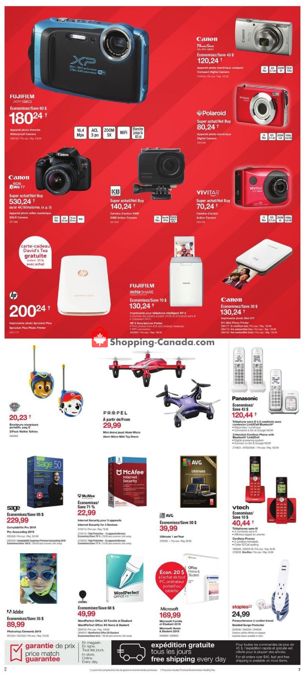 Staples flyer from Wednesday December 5, 2018 to Tuesday December 11, 2018 - page 7