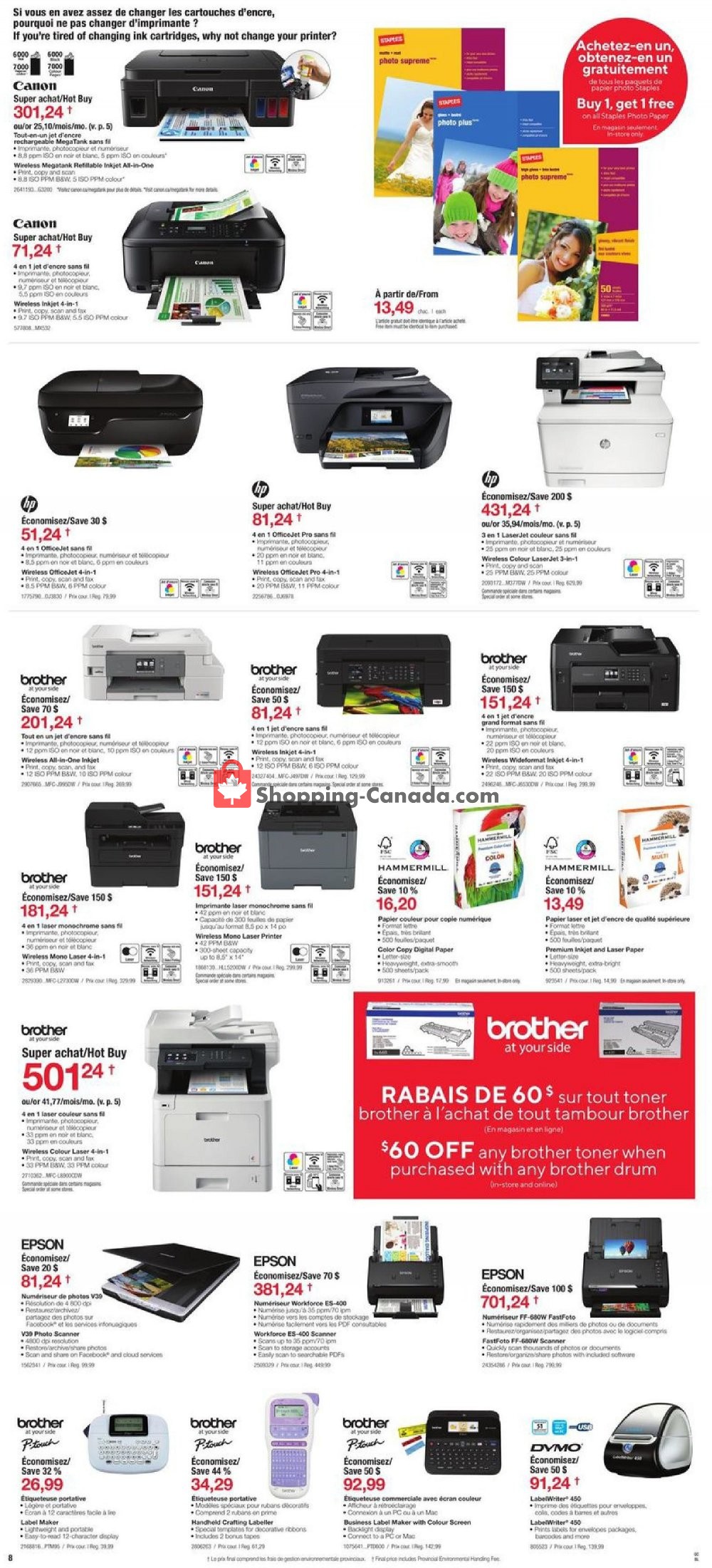 Staples flyer from Wednesday December 5, 2018 to Tuesday December 11, 2018 - page 8