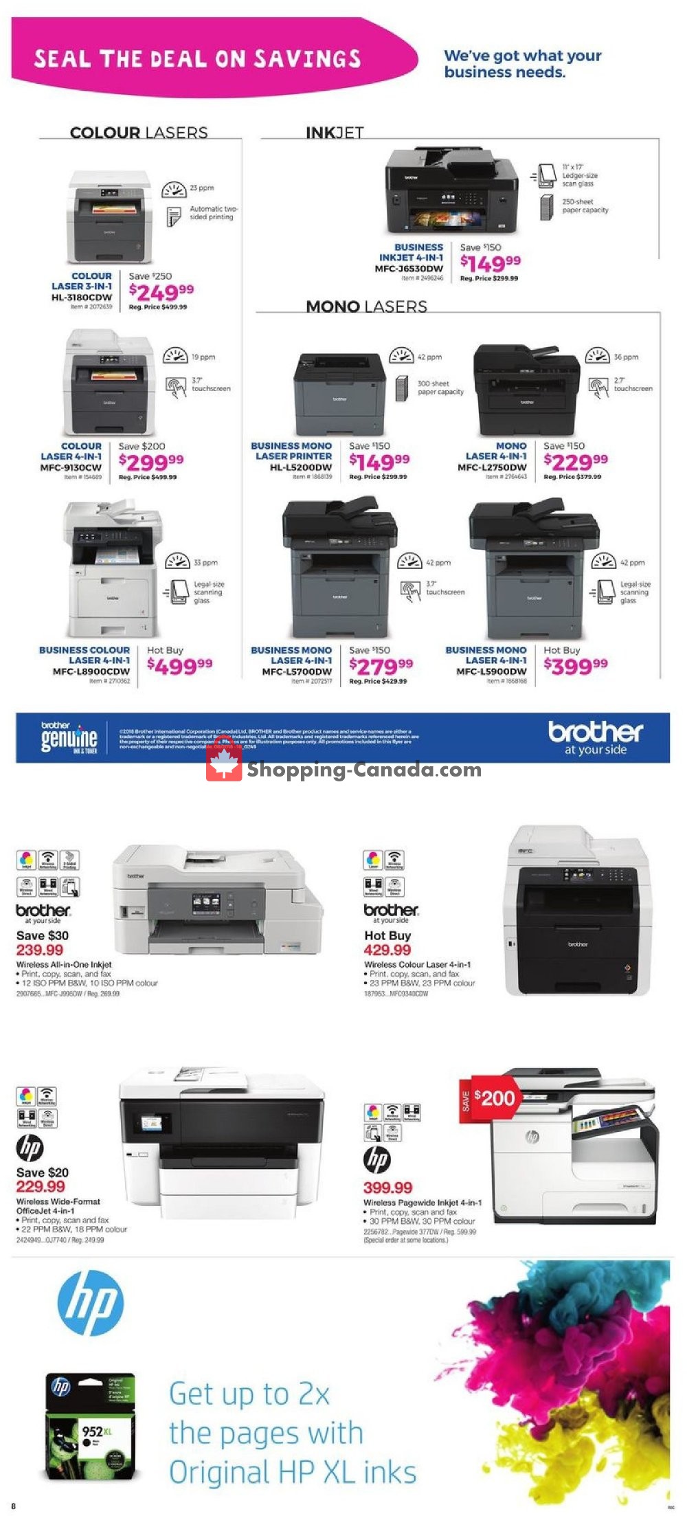 Staples flyer from Wednesday October 24, 2018 to Tuesday November 6, 2018 - page 10