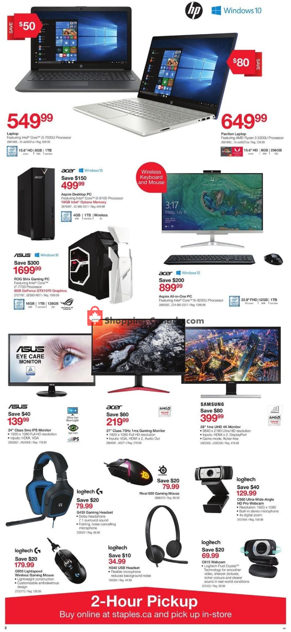Staples flyer from Wednesday October 24, 2018 to Tuesday November 6, 2018 - page 4