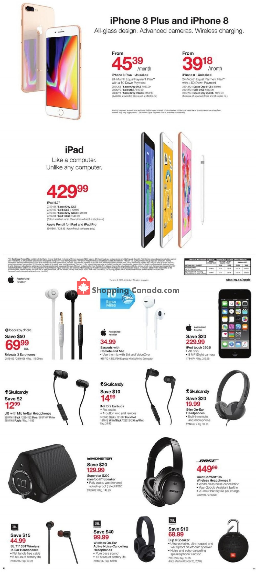 Staples flyer from Wednesday October 24, 2018 to Tuesday November 6, 2018 - page 6