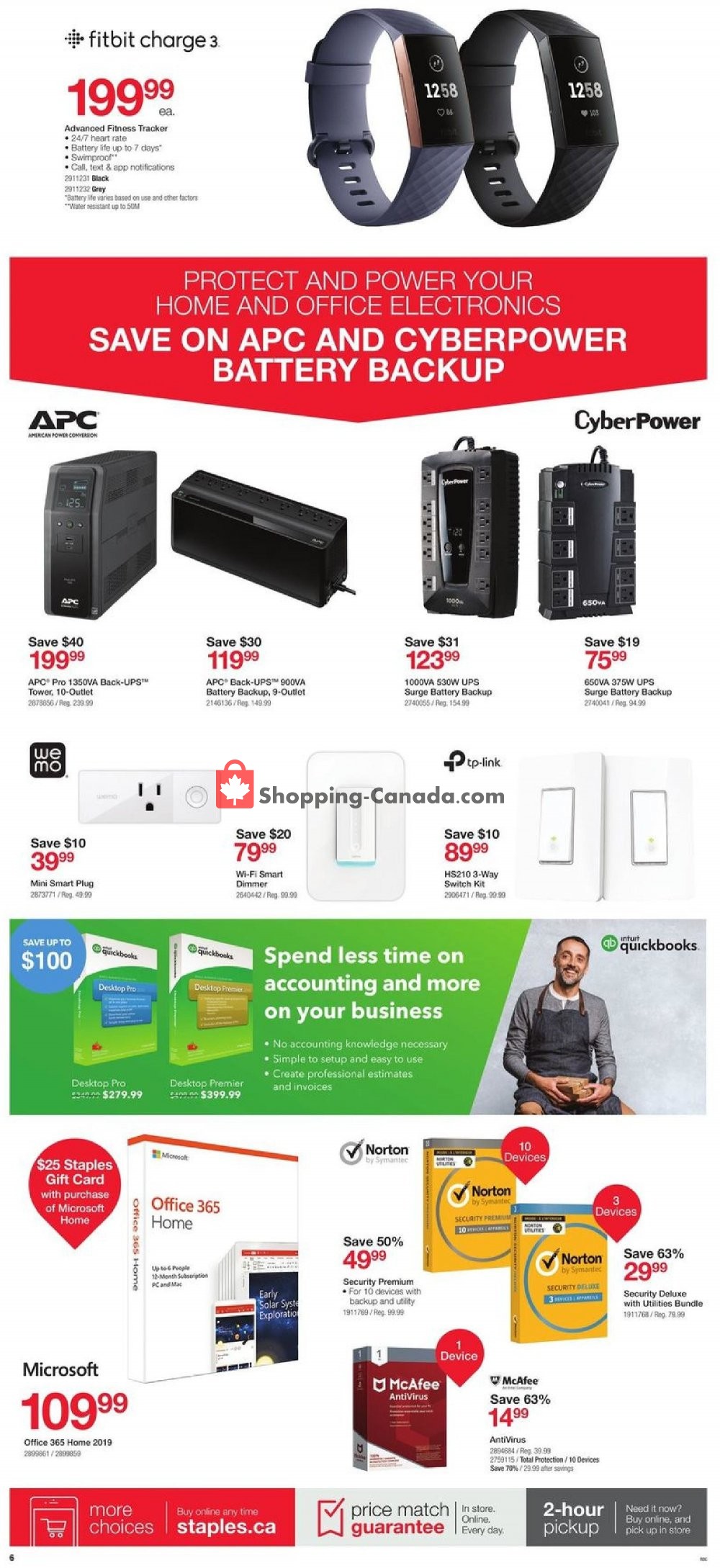 Staples flyer from Wednesday October 24, 2018 to Tuesday November 6, 2018 - page 8