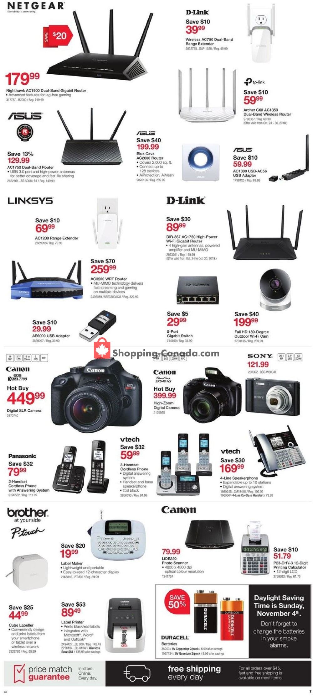 Staples flyer from Wednesday October 24, 2018 to Tuesday November 6, 2018 - page 9