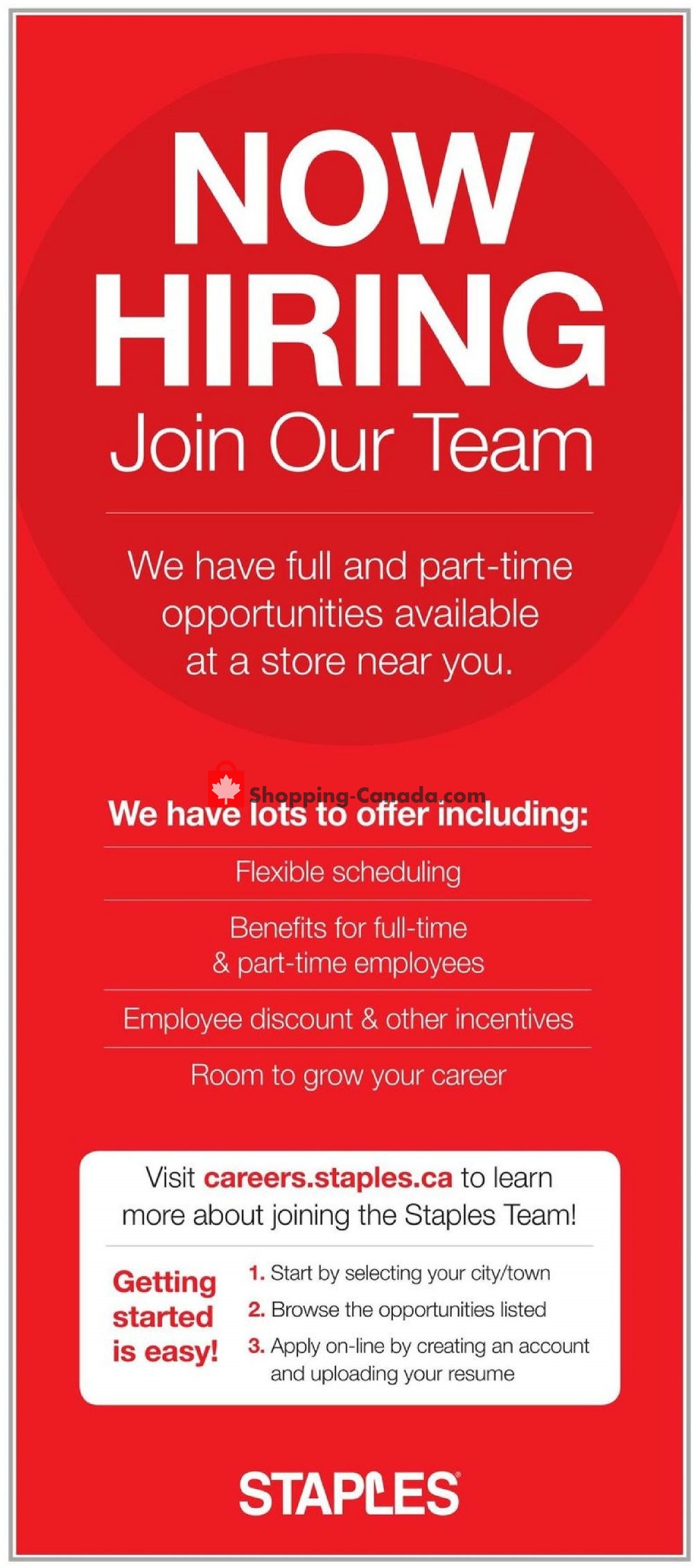 Staples flyer from Thursday October 25, 2018 to Tuesday November 20, 2018 - page 1