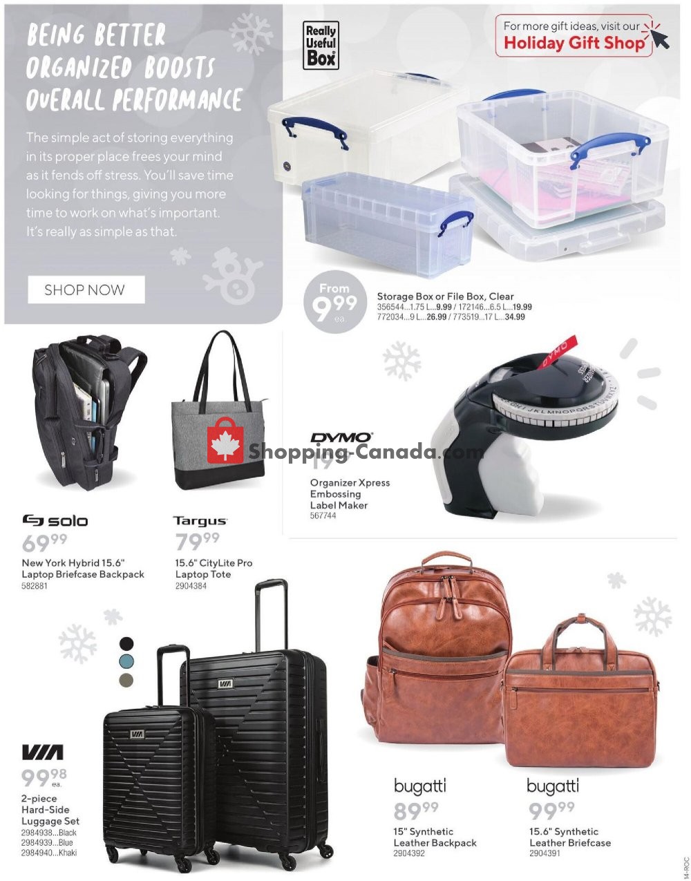 Staples flyer from Wednesday December 16, 2020 to Thursday December 24, 2020 - page 14