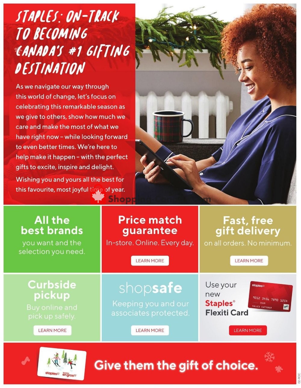 Staples flyer from Wednesday December 16, 2020 to Thursday December 24, 2020 - page 2