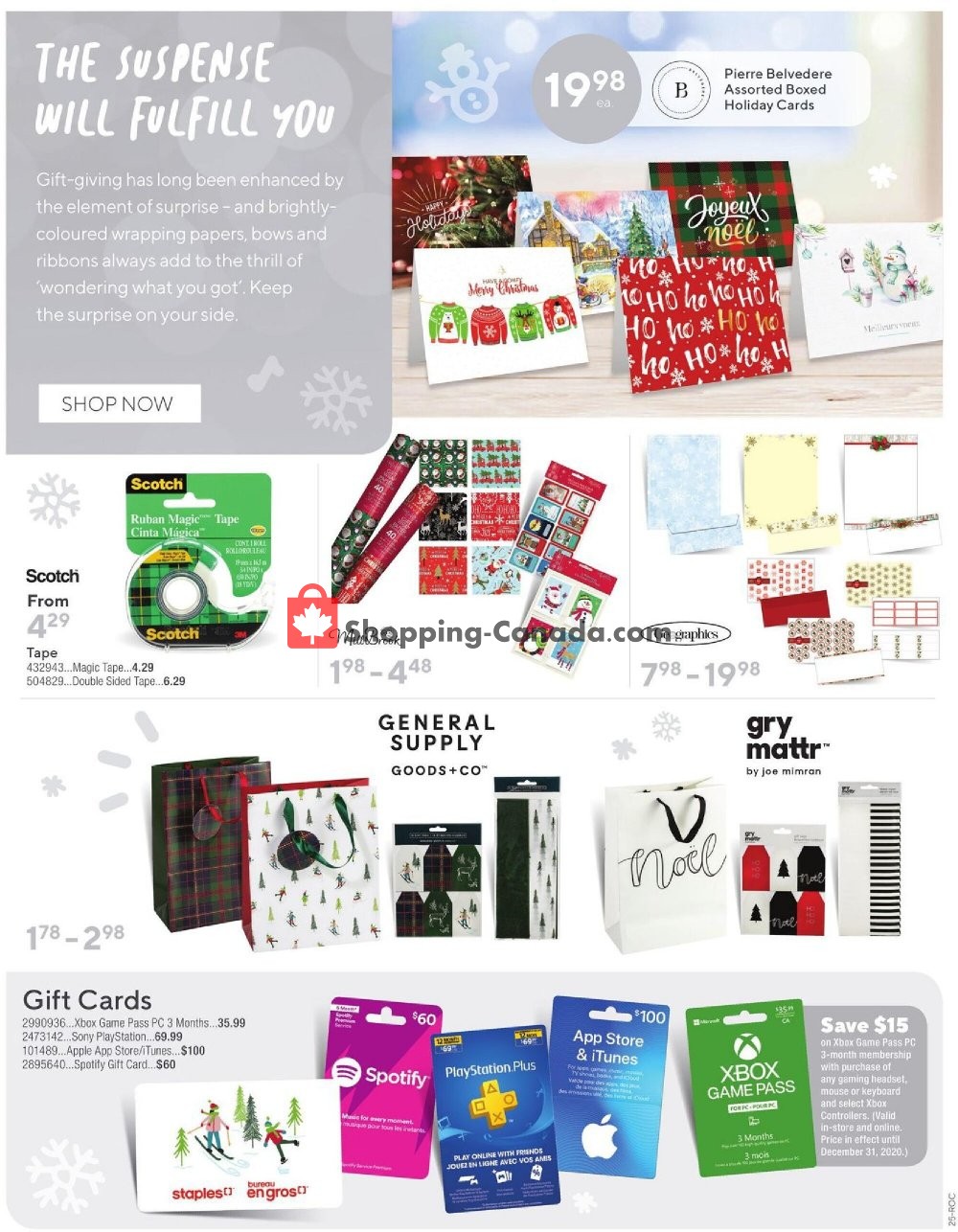 Staples flyer from Wednesday December 16, 2020 to Thursday December 24, 2020 - page 25