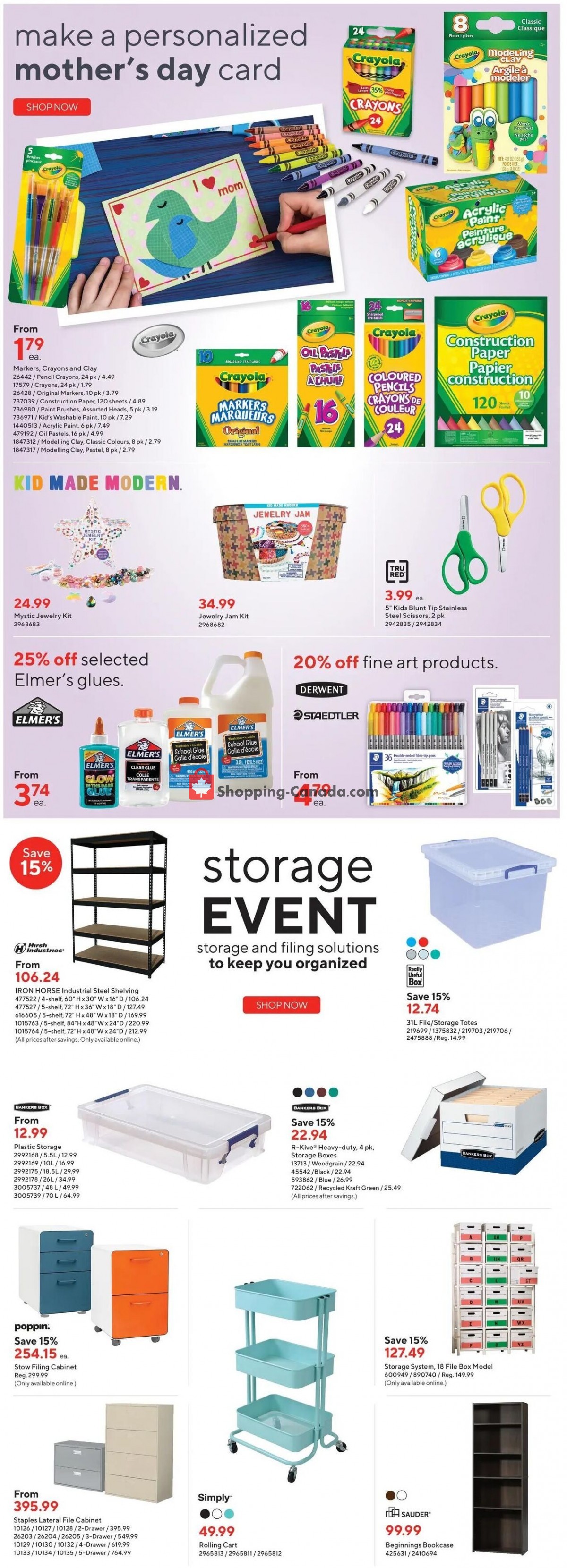 Staples flyer from Wednesday May 5, 2021 to Tuesday May 11, 2021 - page 4