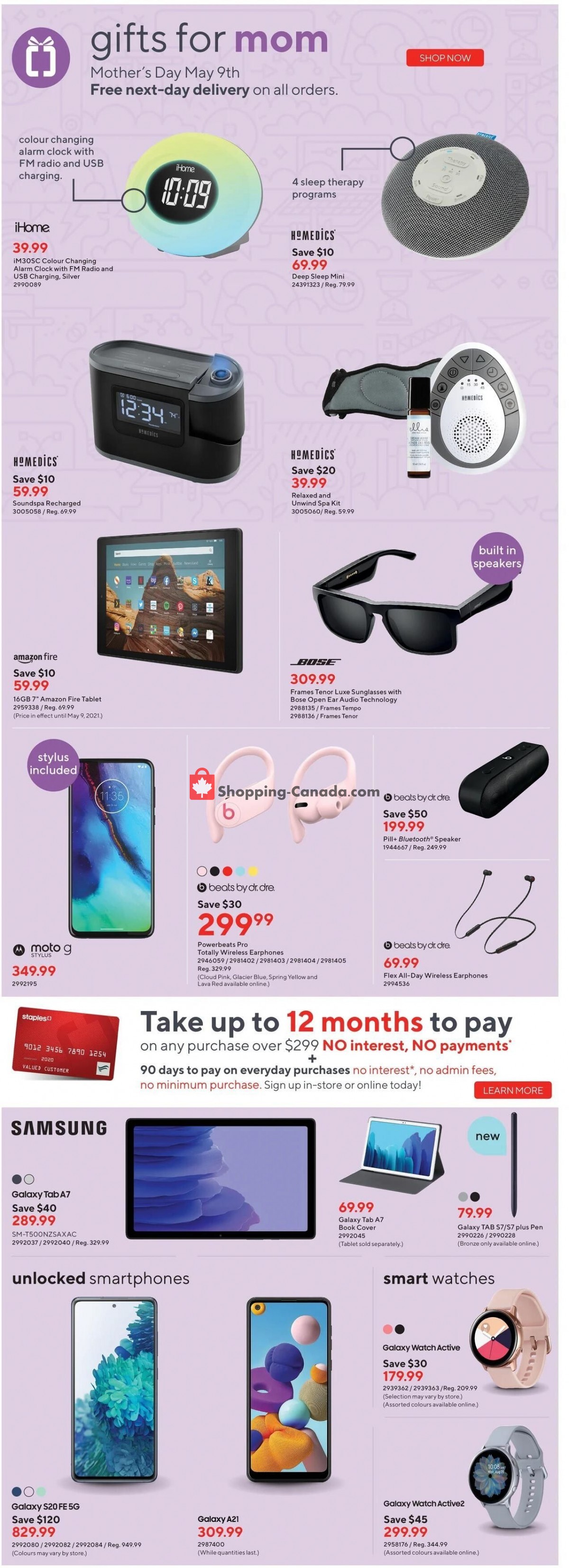 Staples flyer from Wednesday May 5, 2021 to Tuesday May 11, 2021 - page 6