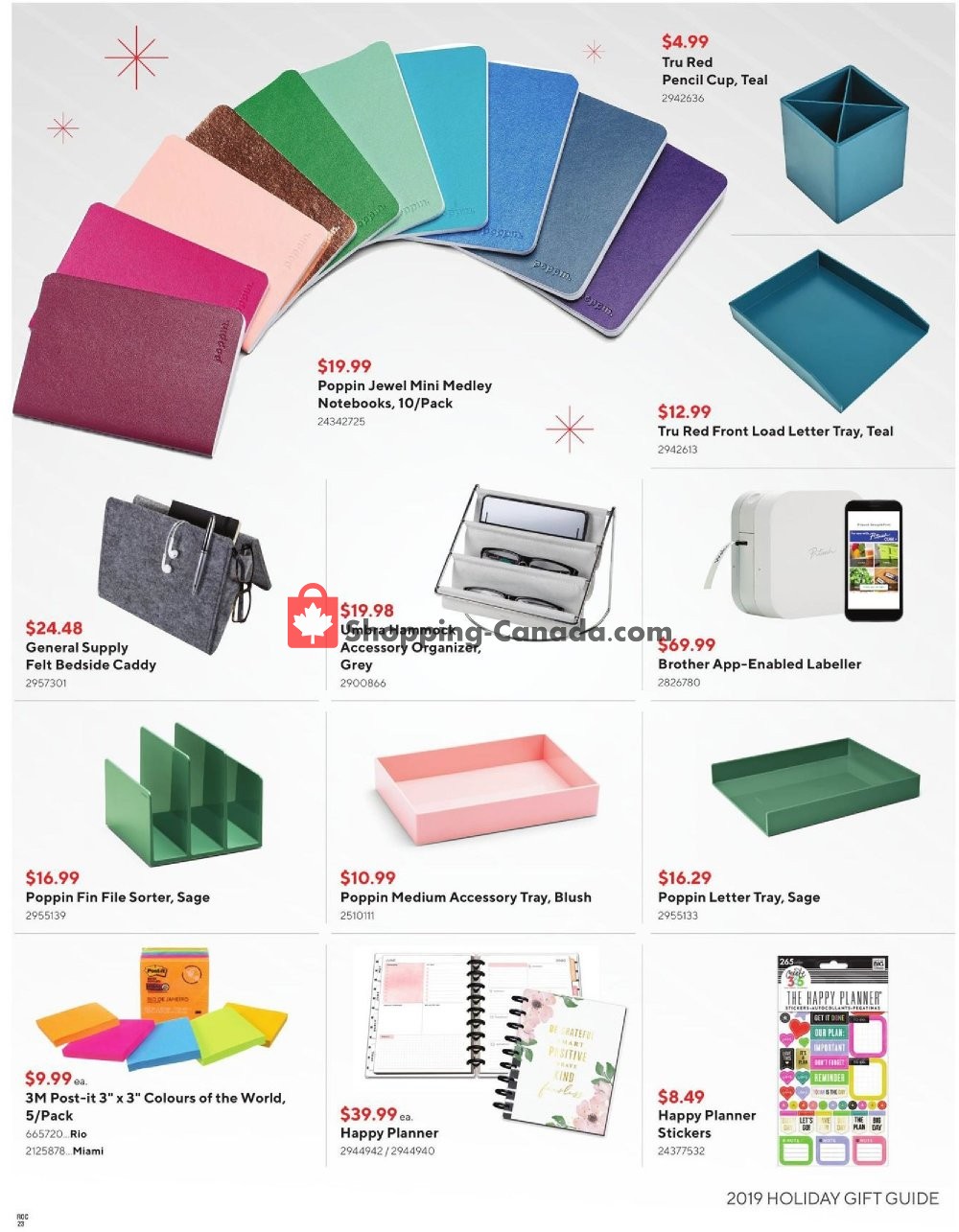 Staples Canada, flyer (Gifts That Get Them West) November 27