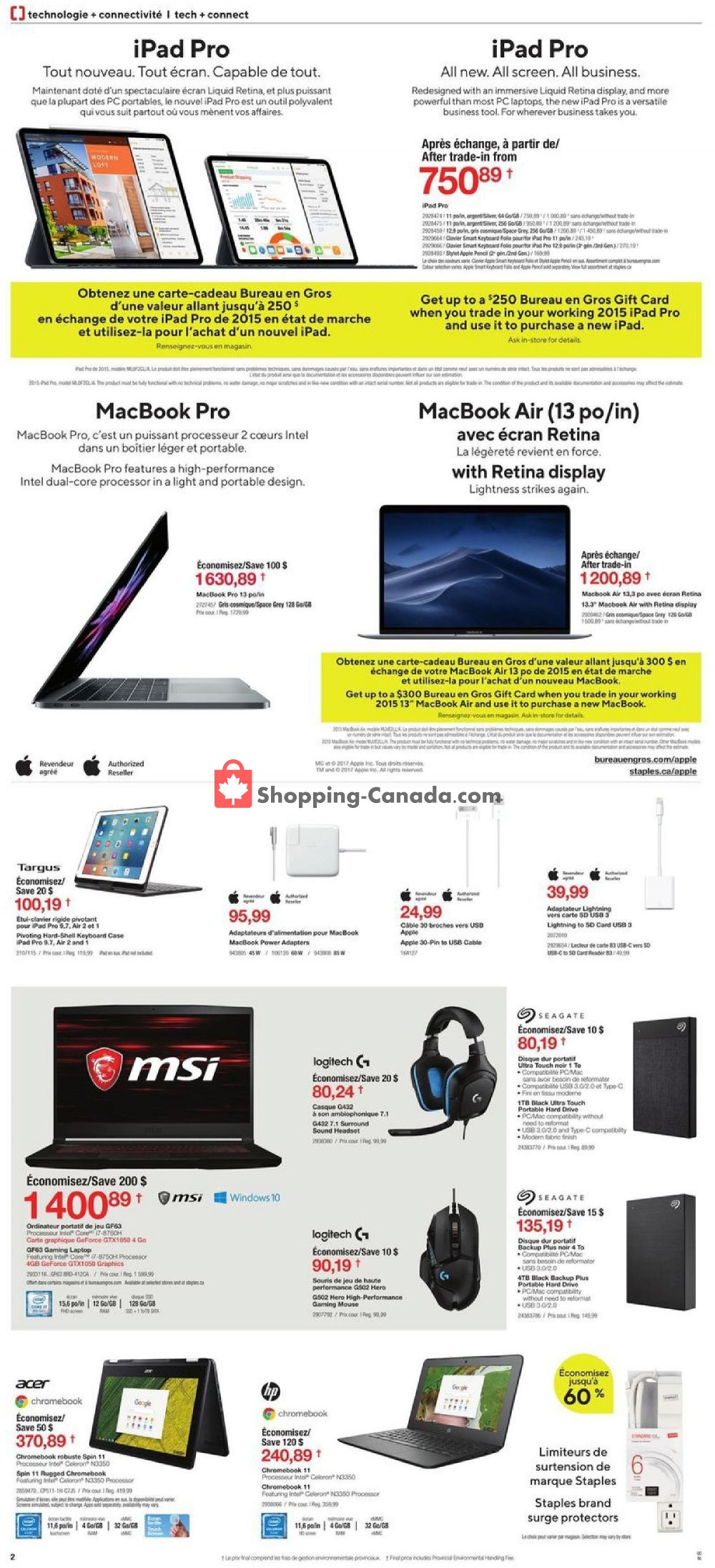 Staples flyer from Wednesday May 15, 2019 to Tuesday May 28, 2019 - page 2