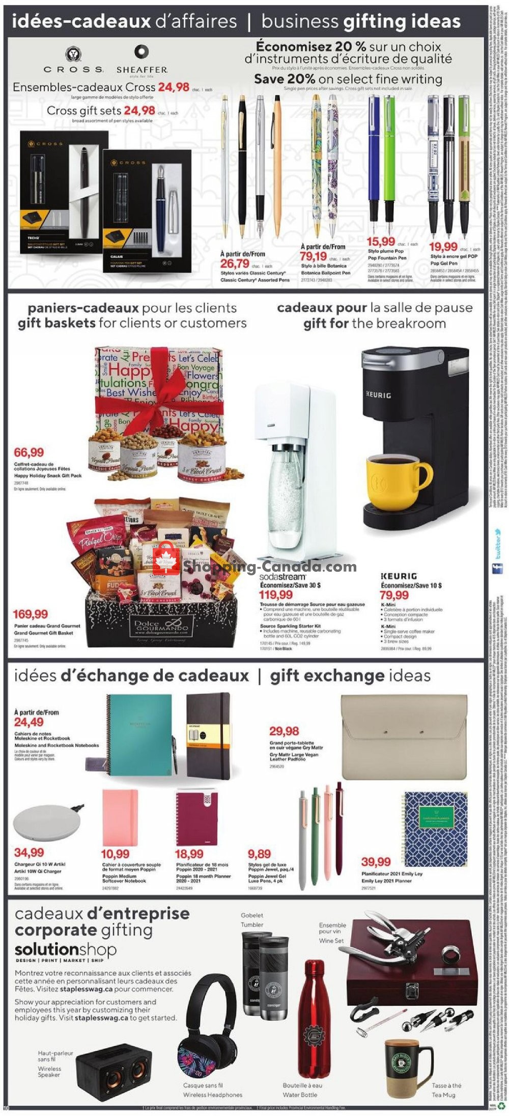 Staples flyer from Wednesday October 14, 2020 to Tuesday October 20, 2020 - page 10