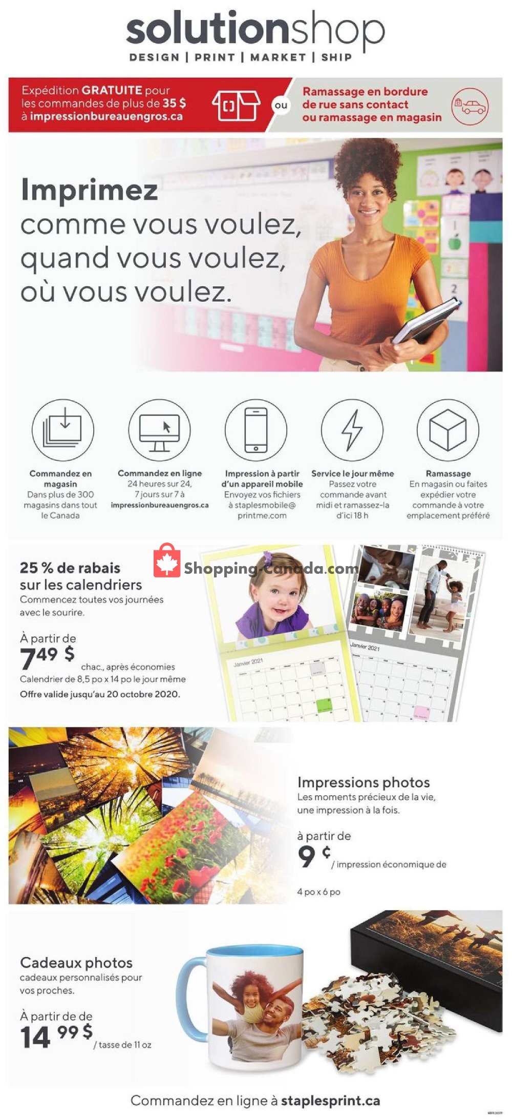 Staples flyer from Wednesday October 14, 2020 to Tuesday October 20, 2020 - page 12
