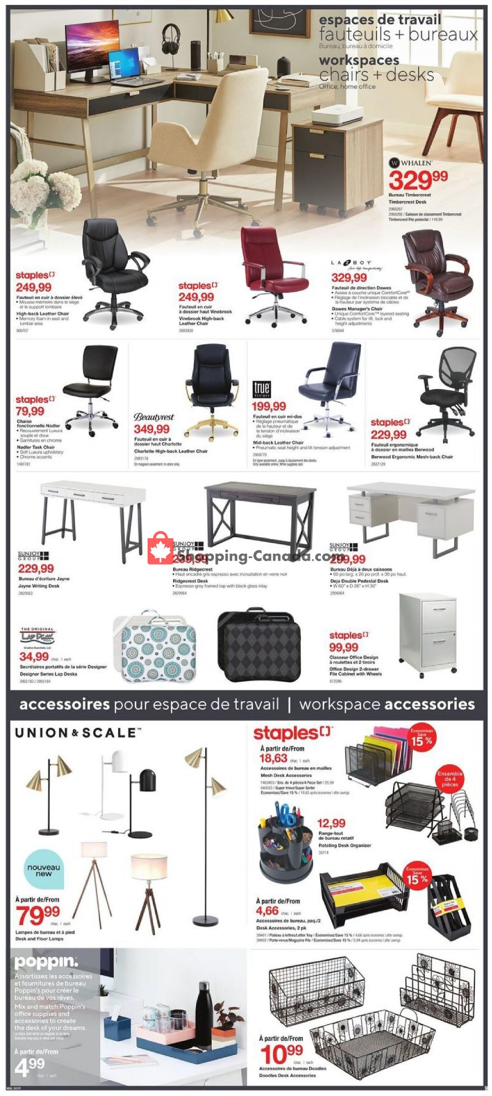 Staples flyer from Wednesday October 14, 2020 to Tuesday October 20, 2020 - page 9