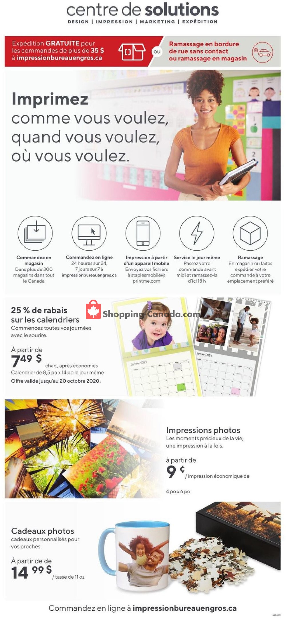 Staples flyer from Wednesday October 14, 2020 to Tuesday October 20, 2020 - page 13