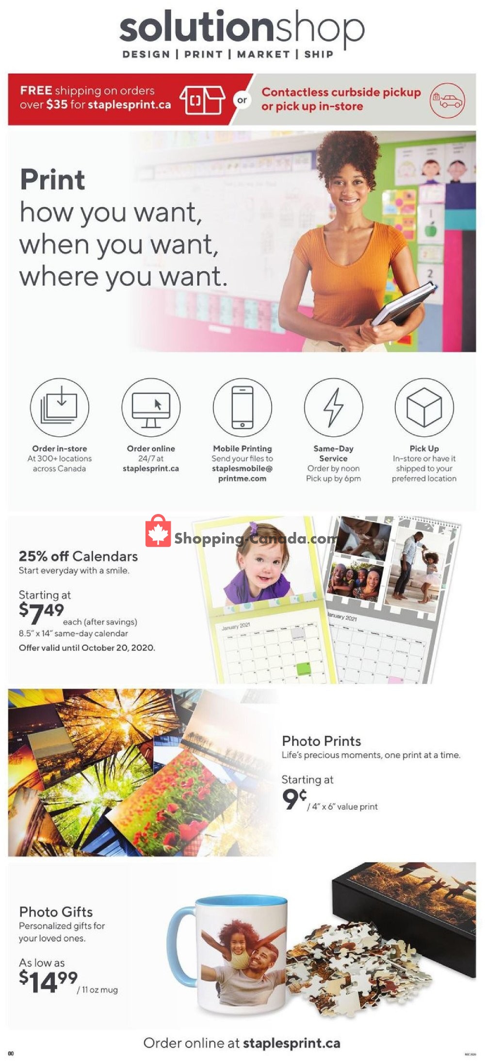 Staples flyer from Wednesday October 14, 2020 to Tuesday October 20, 2020 - page 14