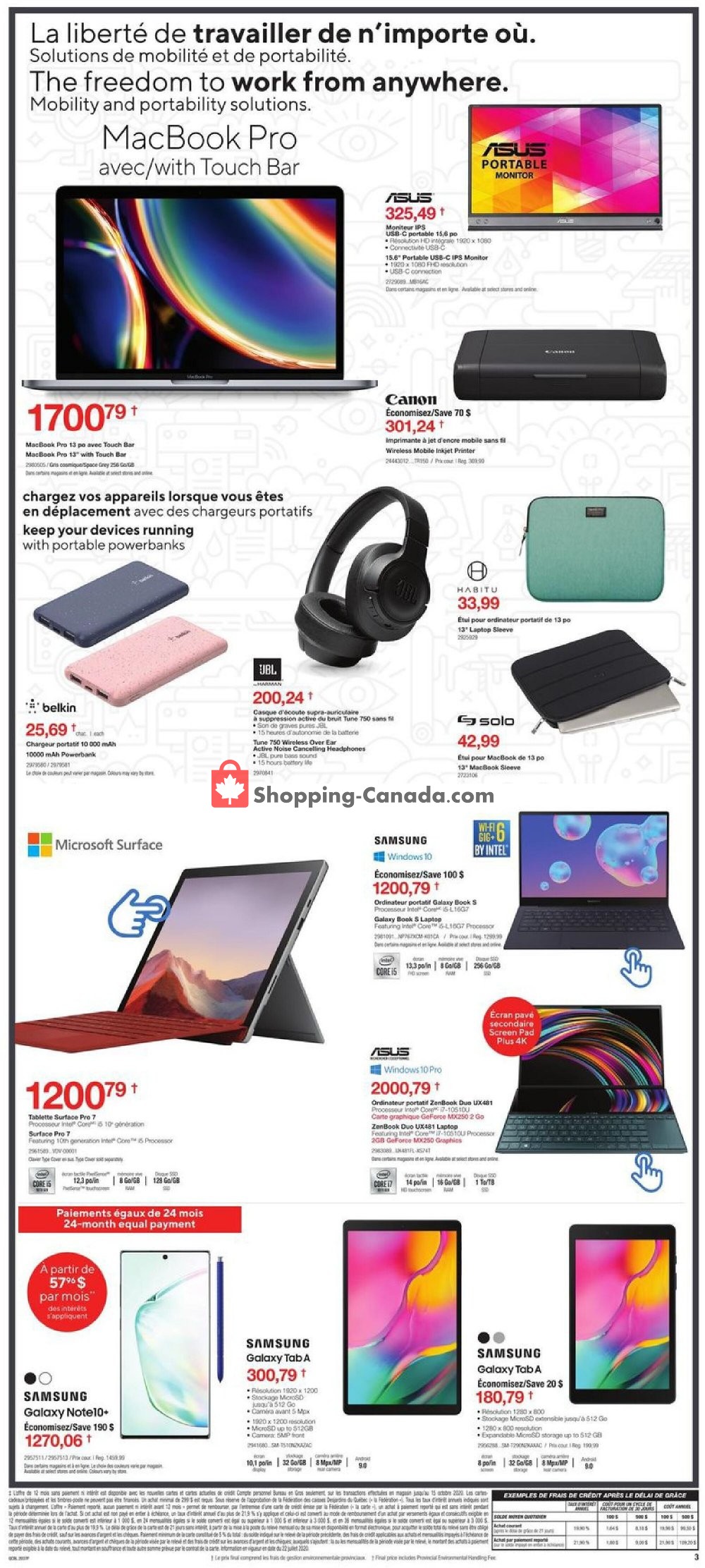 Staples flyer from Wednesday October 14, 2020 to Tuesday October 20, 2020 - page 3