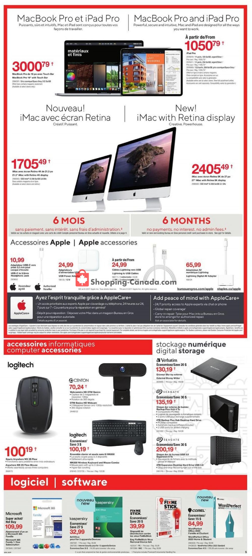 Staples flyer from Wednesday October 14, 2020 to Tuesday October 20, 2020 - page 5