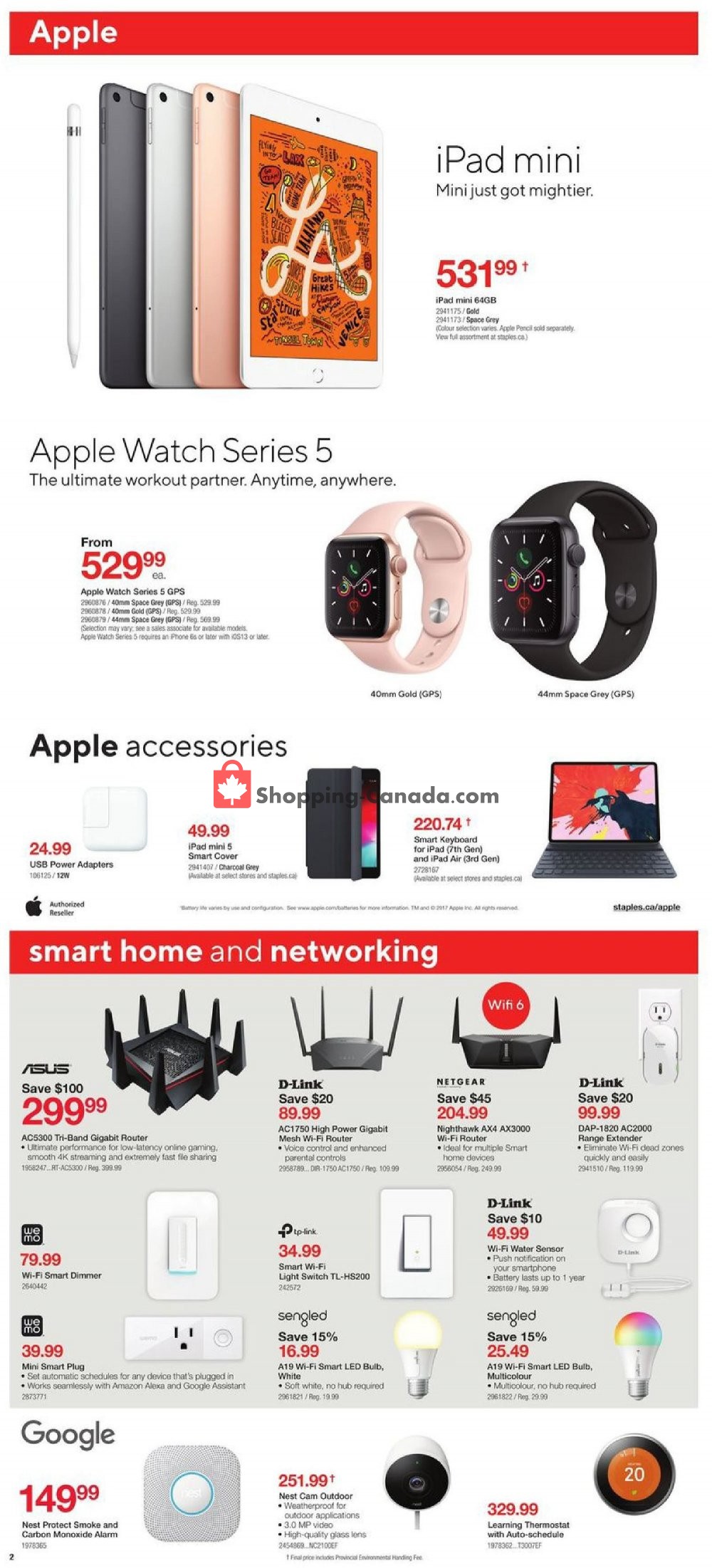 Staples flyer from Wednesday April 22, 2020 to Tuesday April 28, 2020 - page 2