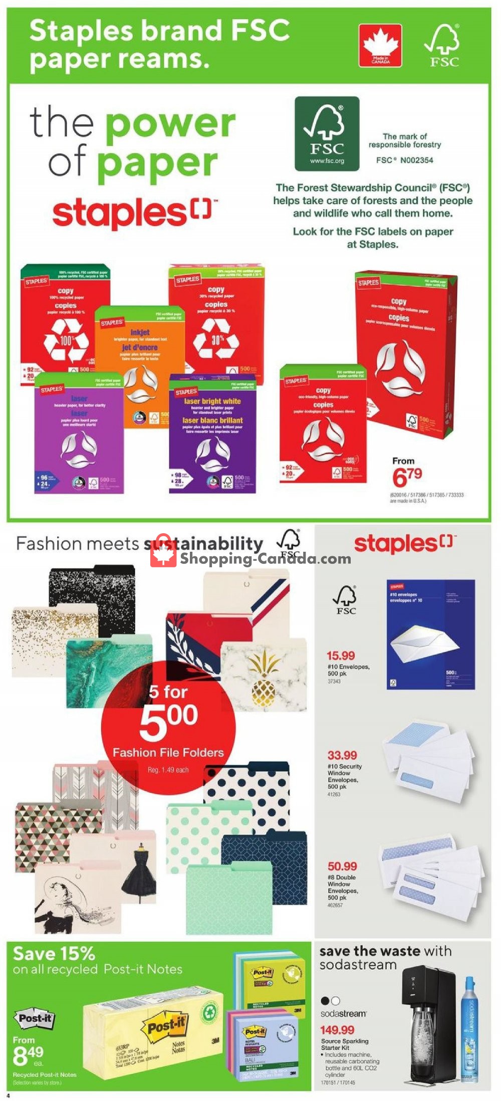 Staples flyer from Wednesday April 22, 2020 to Tuesday April 28, 2020 - page 4