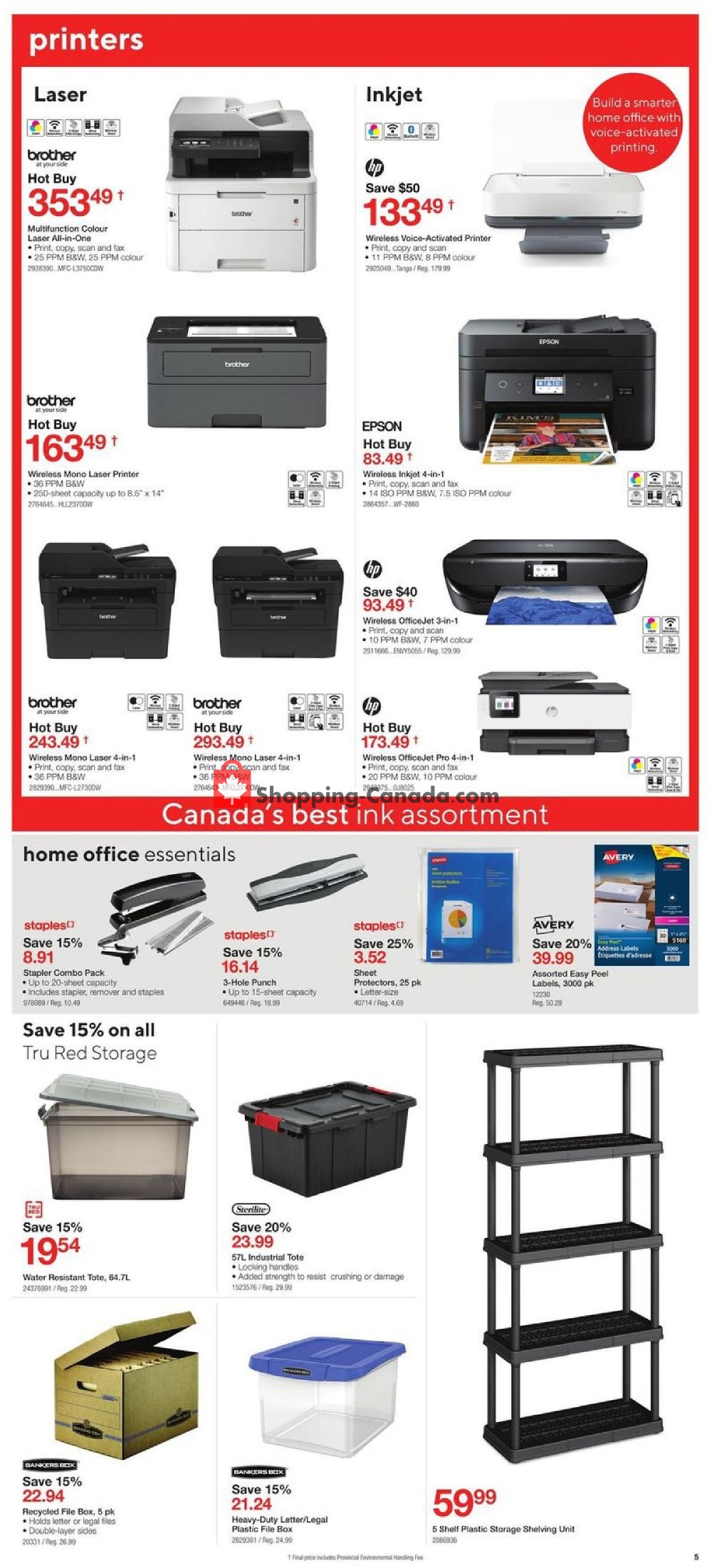 Staples flyer from Wednesday April 22, 2020 to Tuesday April 28, 2020 - page 5