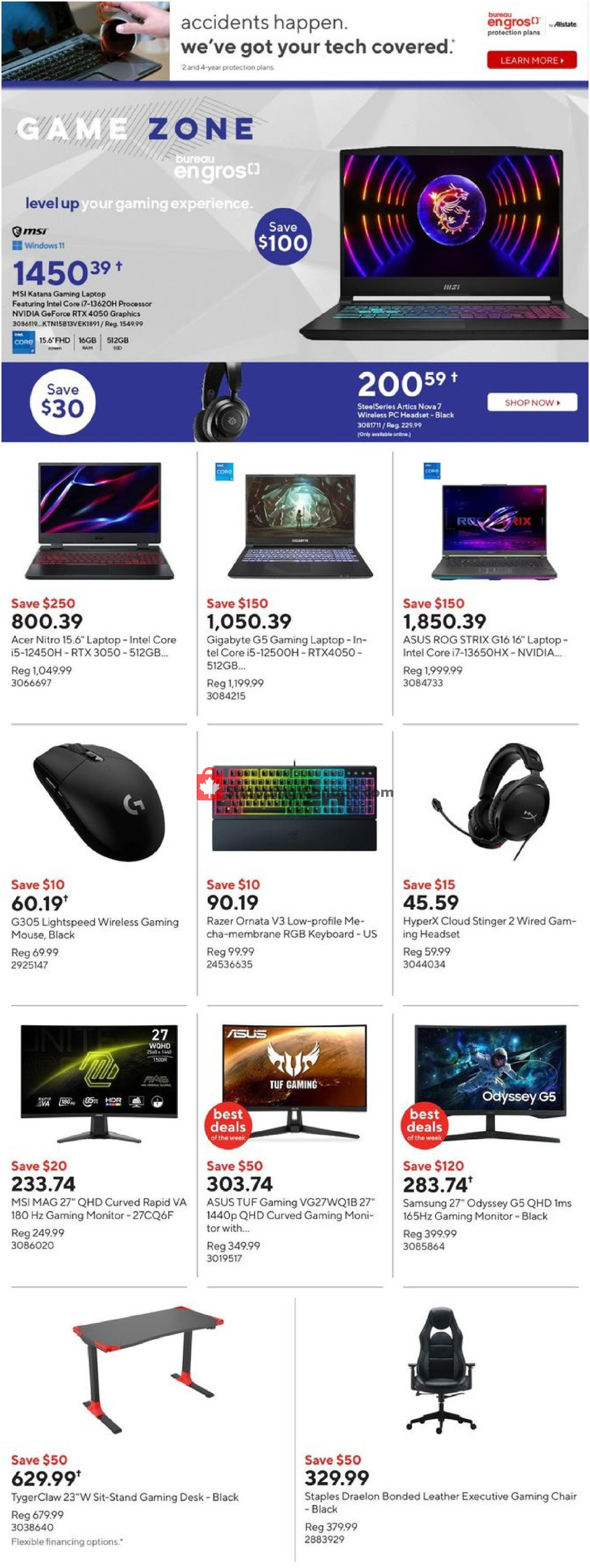 Staples flyer from Wednesday May 22, 2024 to Tuesday May 28, 2024 - page 11