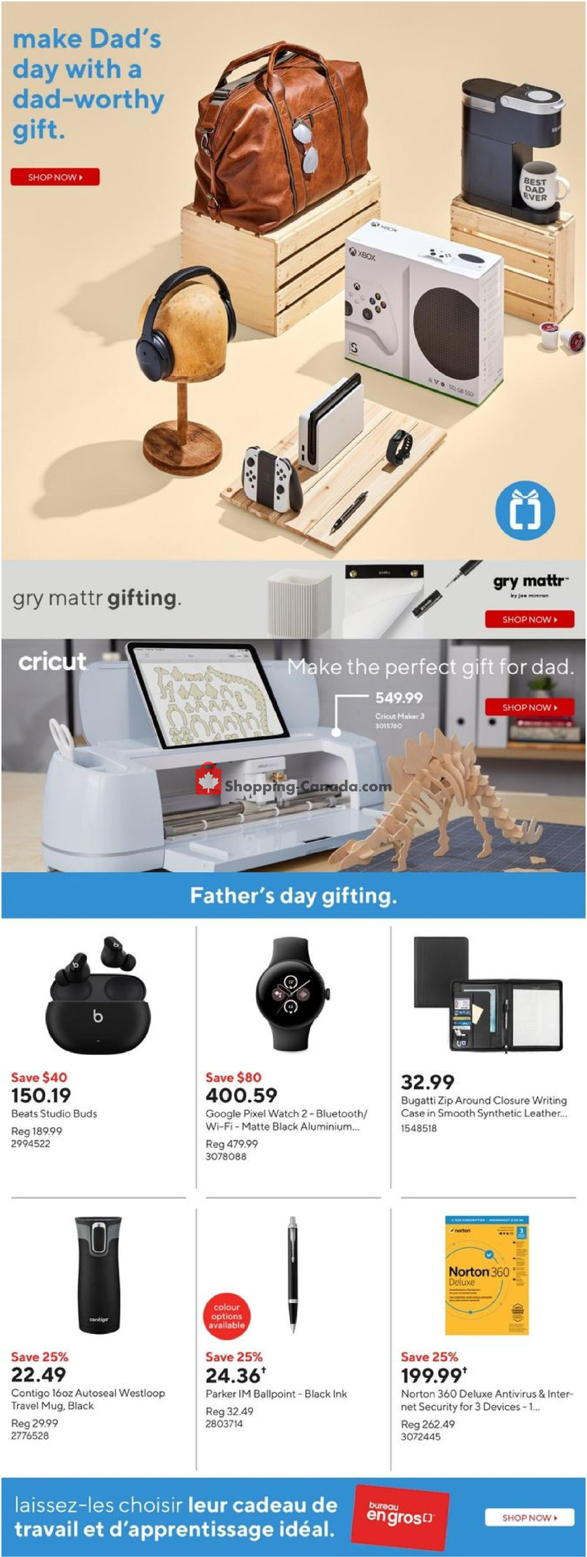 Staples flyer from Wednesday May 22, 2024 to Tuesday May 28, 2024 - page 14