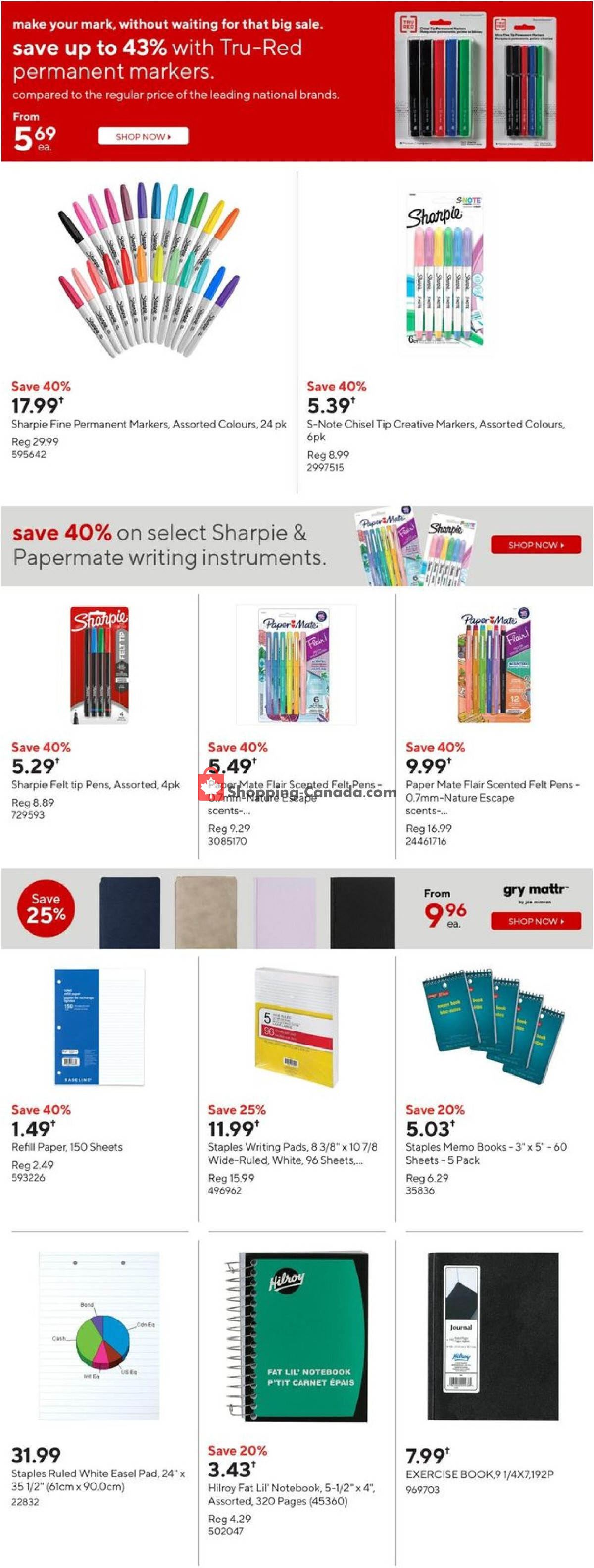 Staples flyer from Wednesday May 22, 2024 to Tuesday May 28, 2024 - page 19