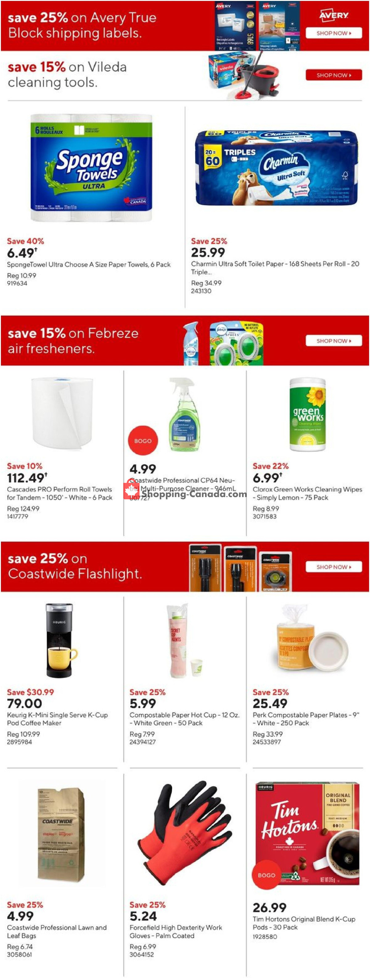 Staples flyer from Wednesday May 22, 2024 to Tuesday May 28, 2024 - page 21