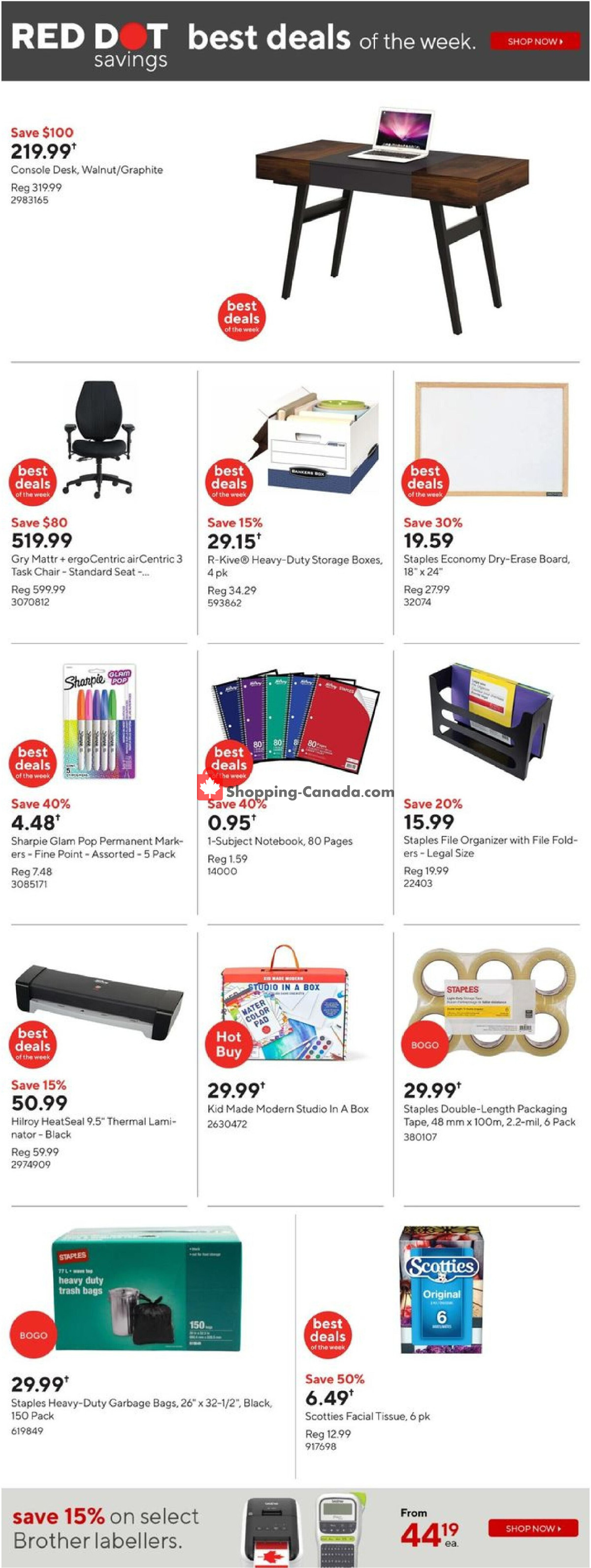 Staples flyer from Wednesday May 22, 2024 to Tuesday May 28, 2024 - page 3