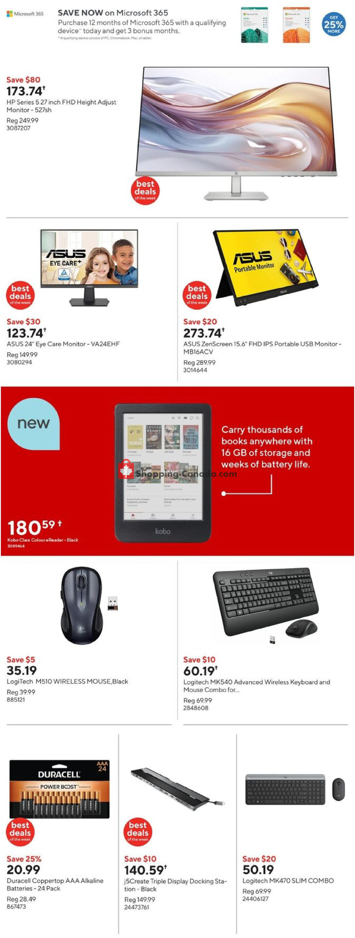 Staples flyer from Wednesday May 22, 2024 to Tuesday May 28, 2024 - page 7